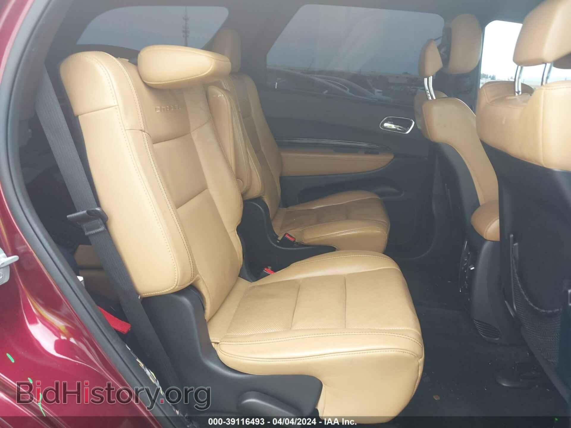 2016 DODGE DURANGO - VIN: 1C4RDHEG6GC353321 - Фото 8