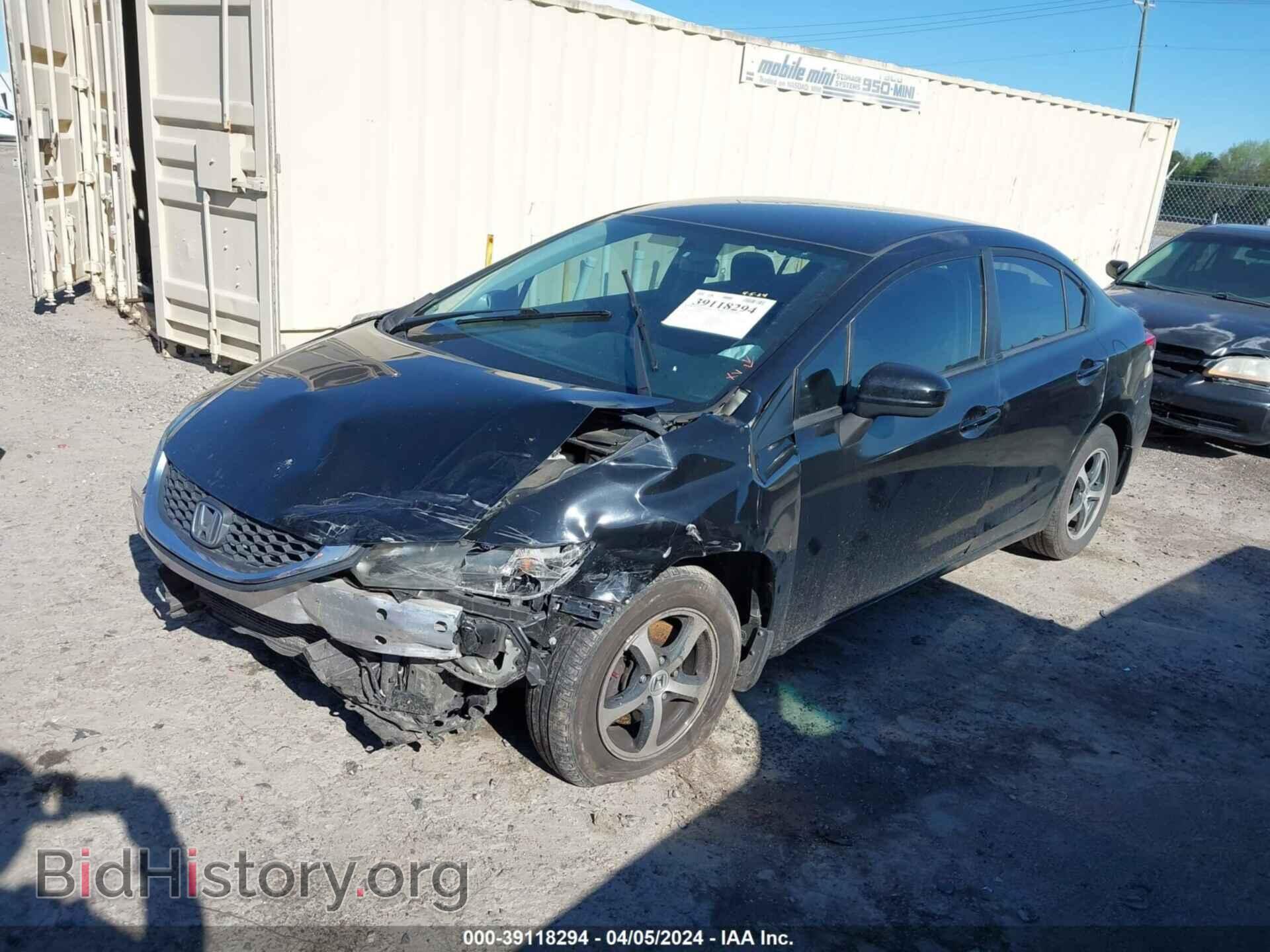 2015 HONDA CIVIC - VIN: 19XFB2F74FE249065 - Фото 2