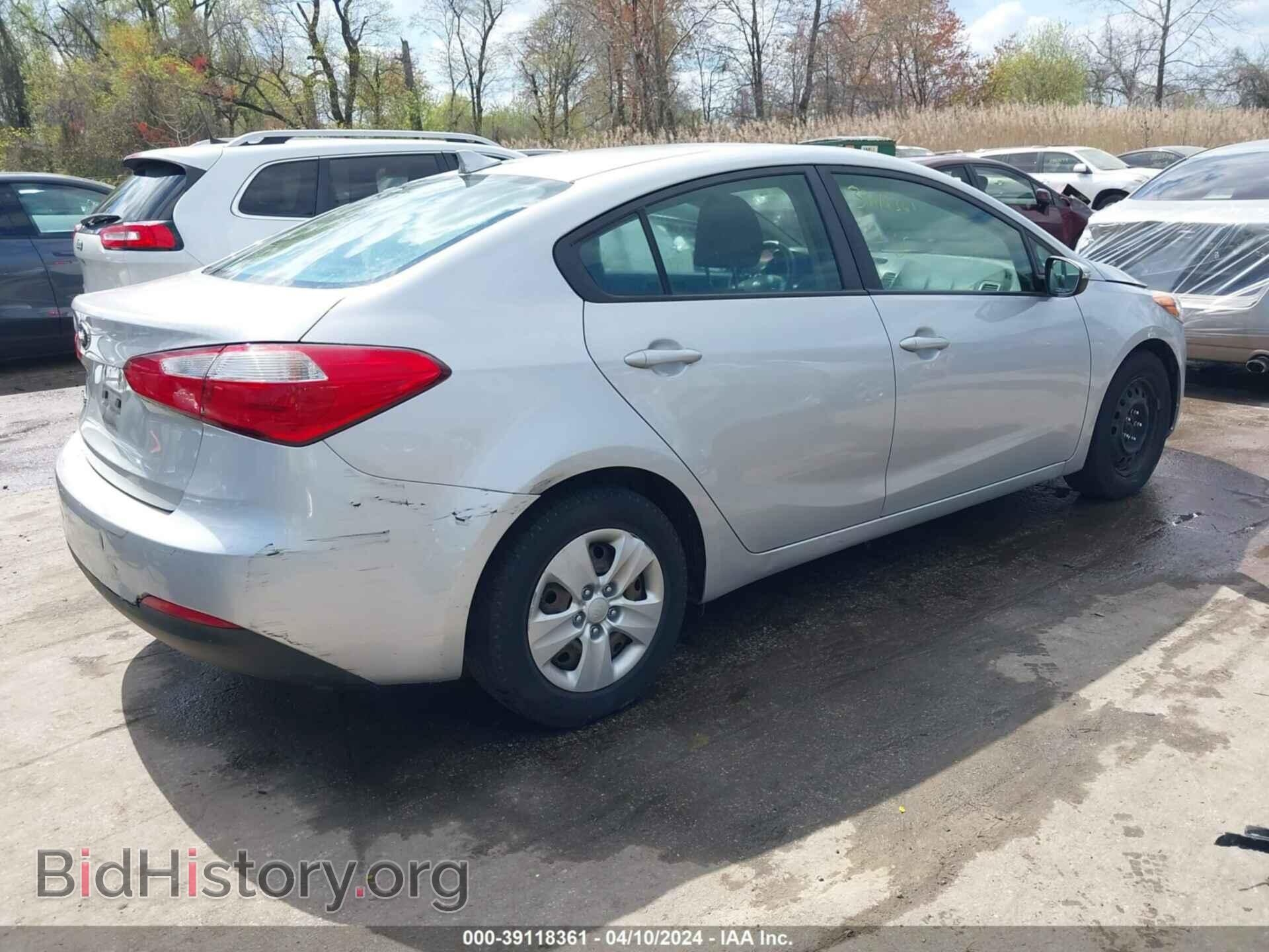 2015 KIA FORTE - VIN: KNAFX4A67F5358611 - Фото 4