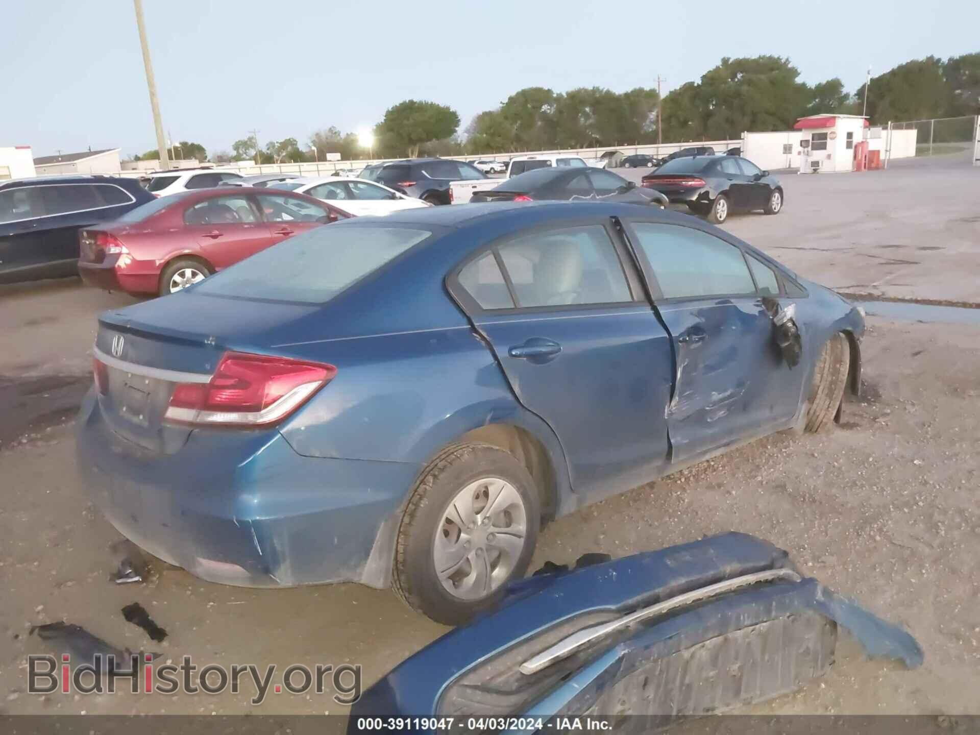 2014 HONDA CIVIC - VIN: 19XFB2F56EE025700 - Photo 4