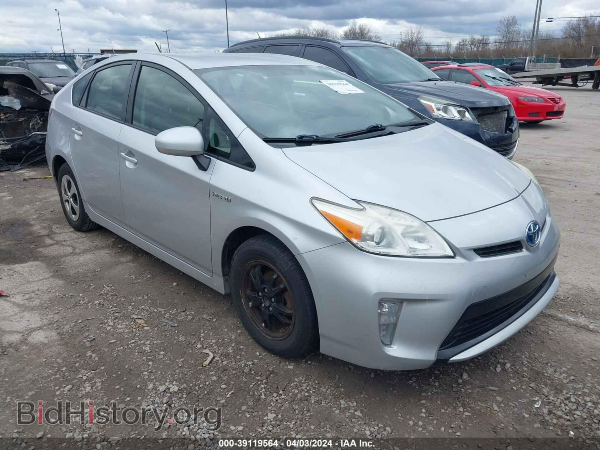 Фотография JTDKN3DU1C5460428 - TOYOTA PRIUS 2012