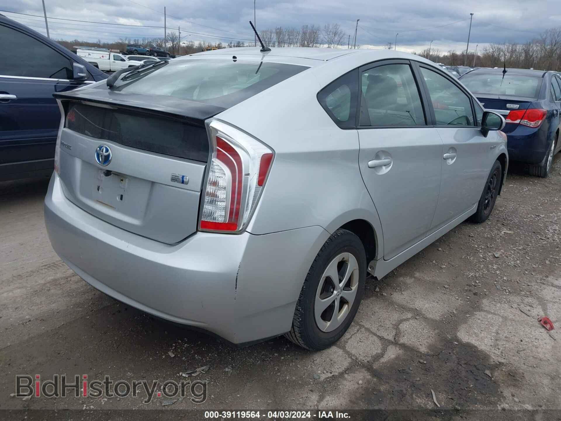 2012 TOYOTA PRIUS - VIN: JTDKN3DU1C5460428 - Photo 4