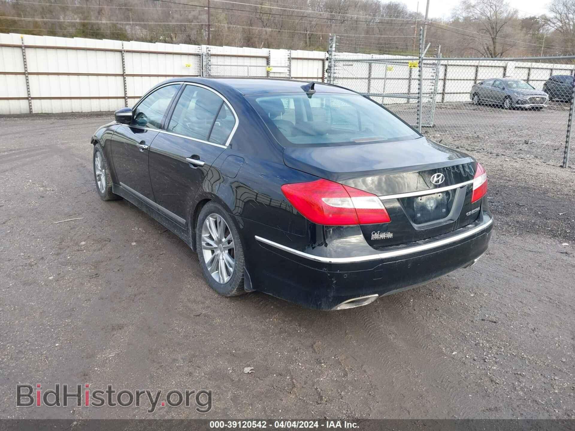 2012 HYUNDAI GENESIS - VIN: KMHGC4DF2CU187701 - Фото 3
