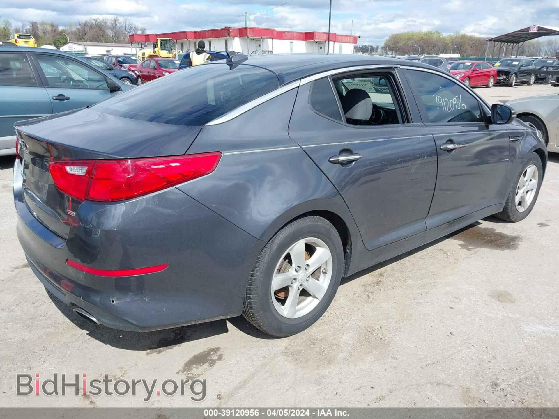 2015 KIA OPTIMA - VIN: KNAGM4A72F5625773 - Photo 4