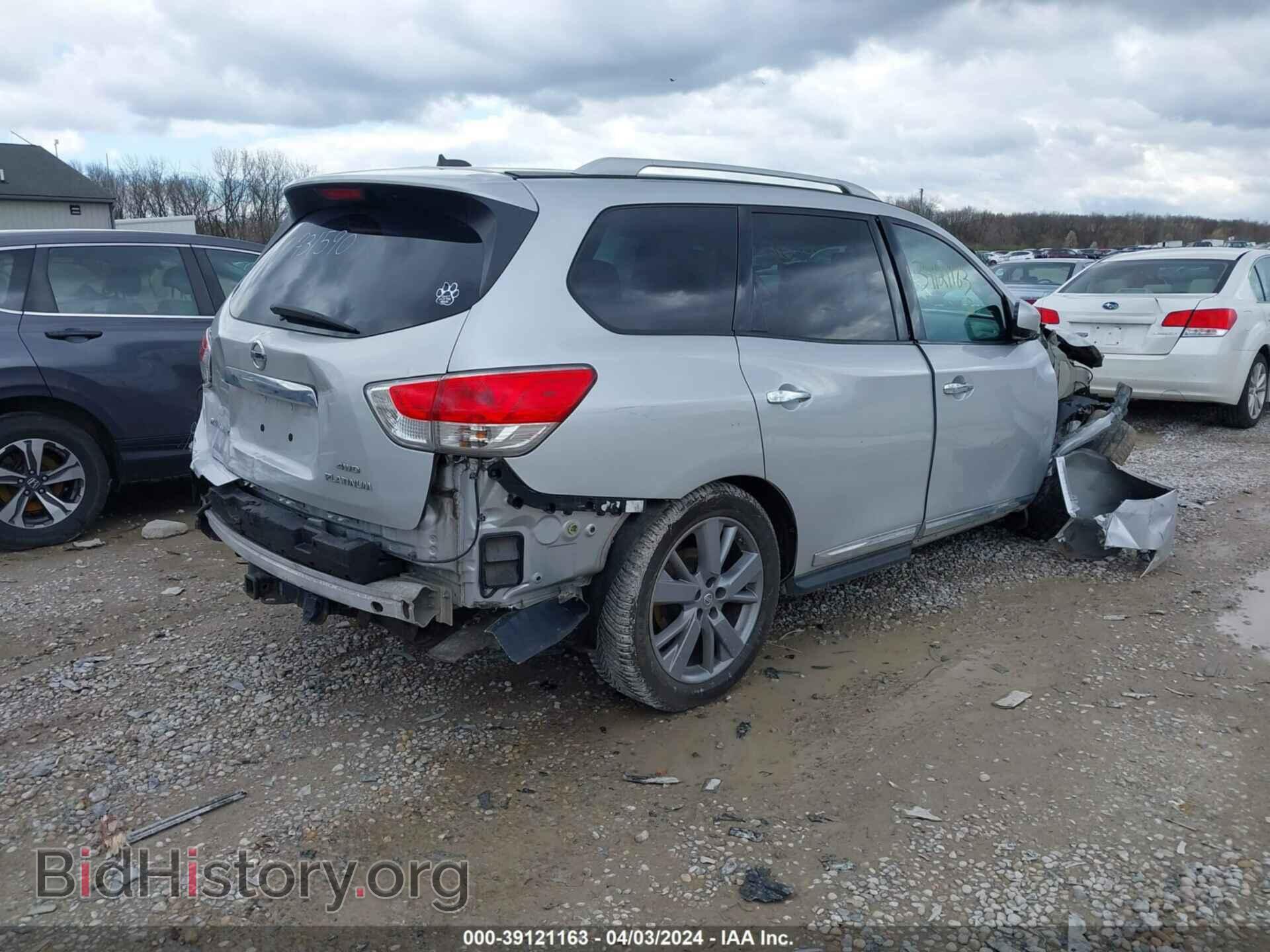 2014 NISSAN PATHFINDER - VIN: 5N1AR2MM1EC731590 - Фото 4