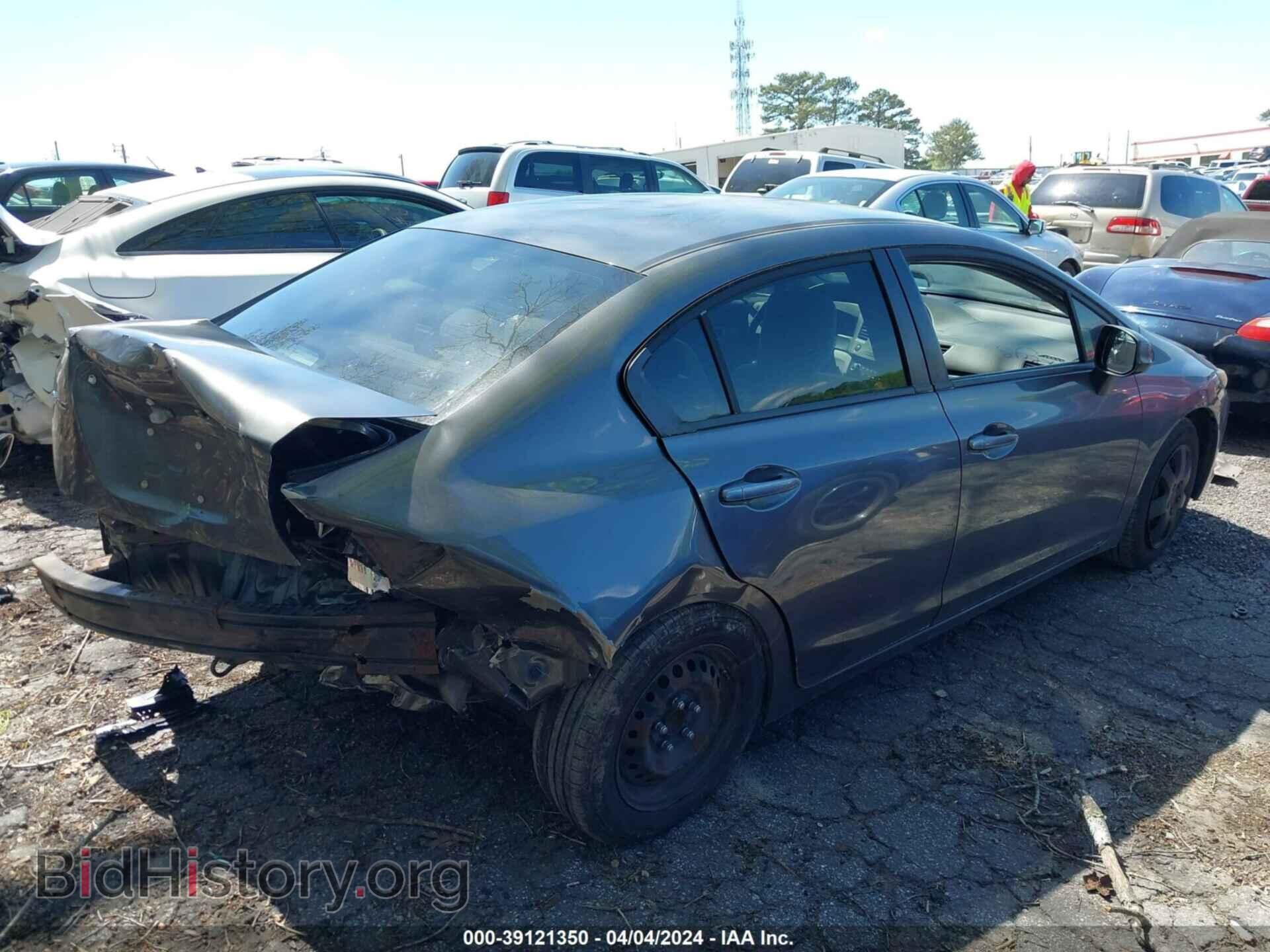 2012 HONDA CIVIC - VIN: 2HGFB2E50CH563054 - Фото 4