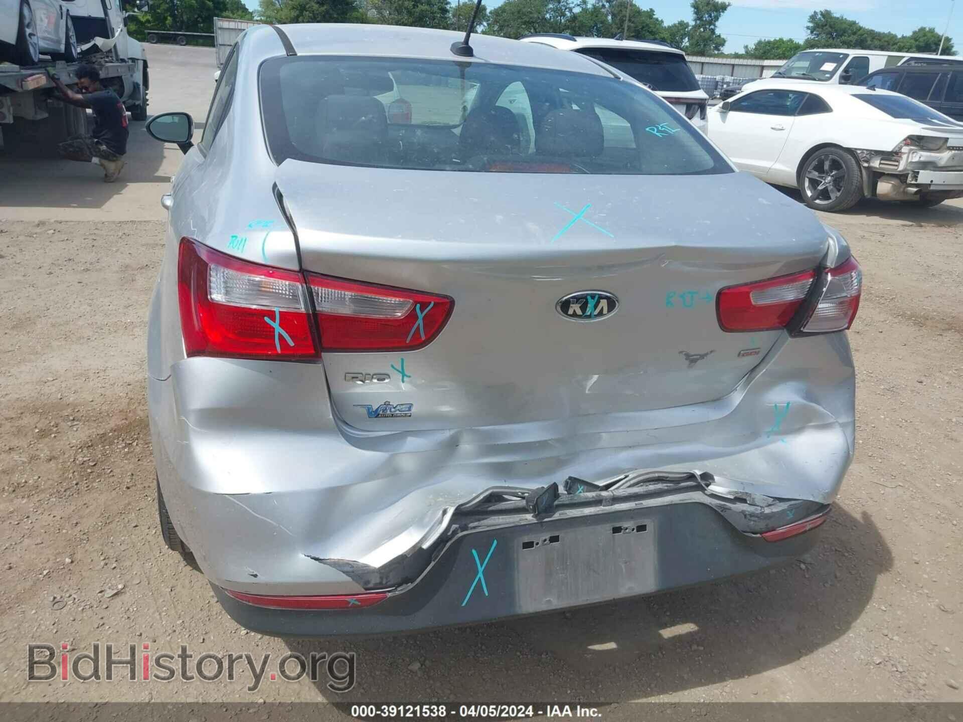 2016 KIA RIO - VIN: KNADM4A34G6664862 - Фото 6