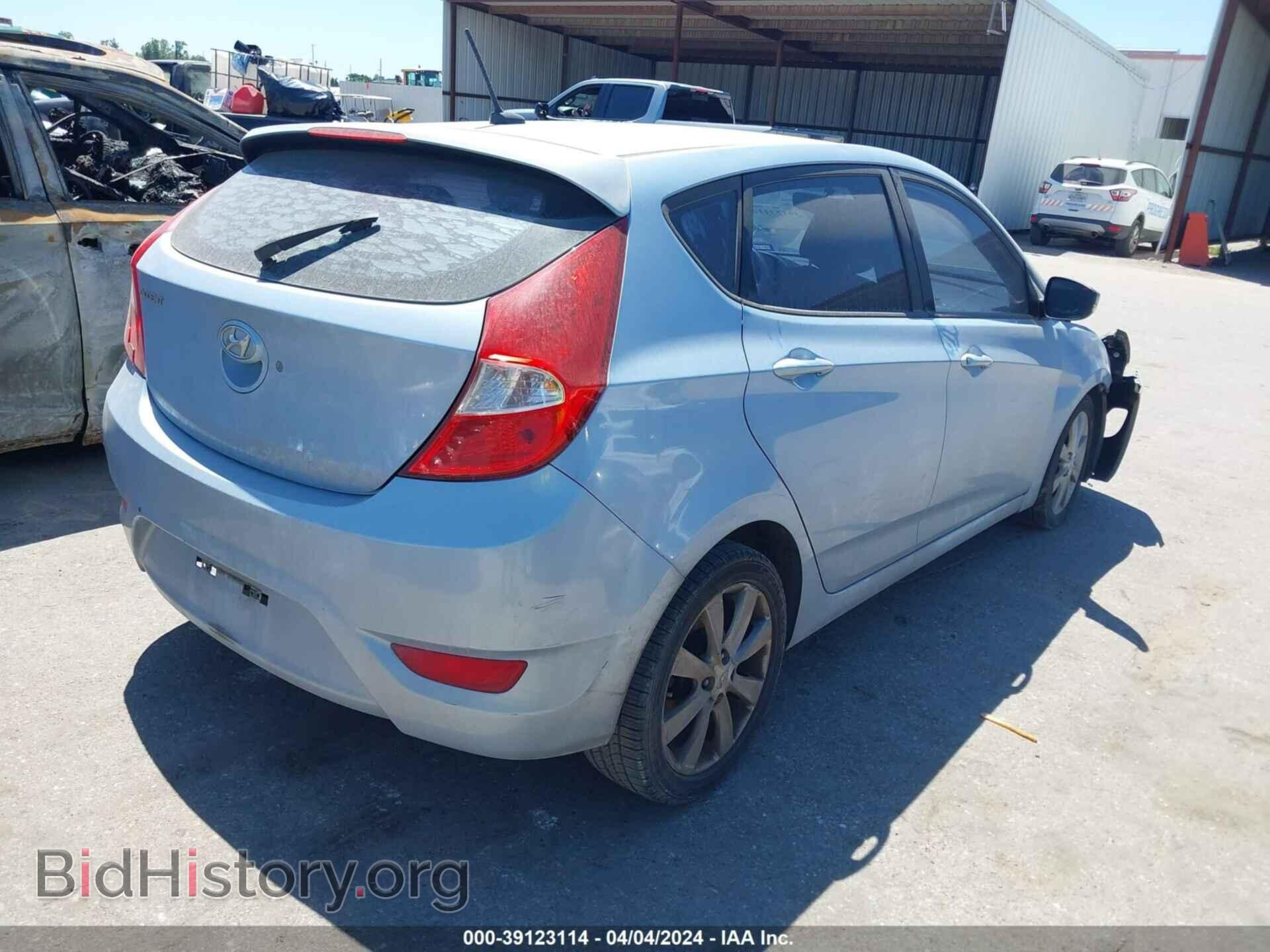 2013 HYUNDAI ACCENT - VIN: KMHCU5AE0DU061982 - Фото 4