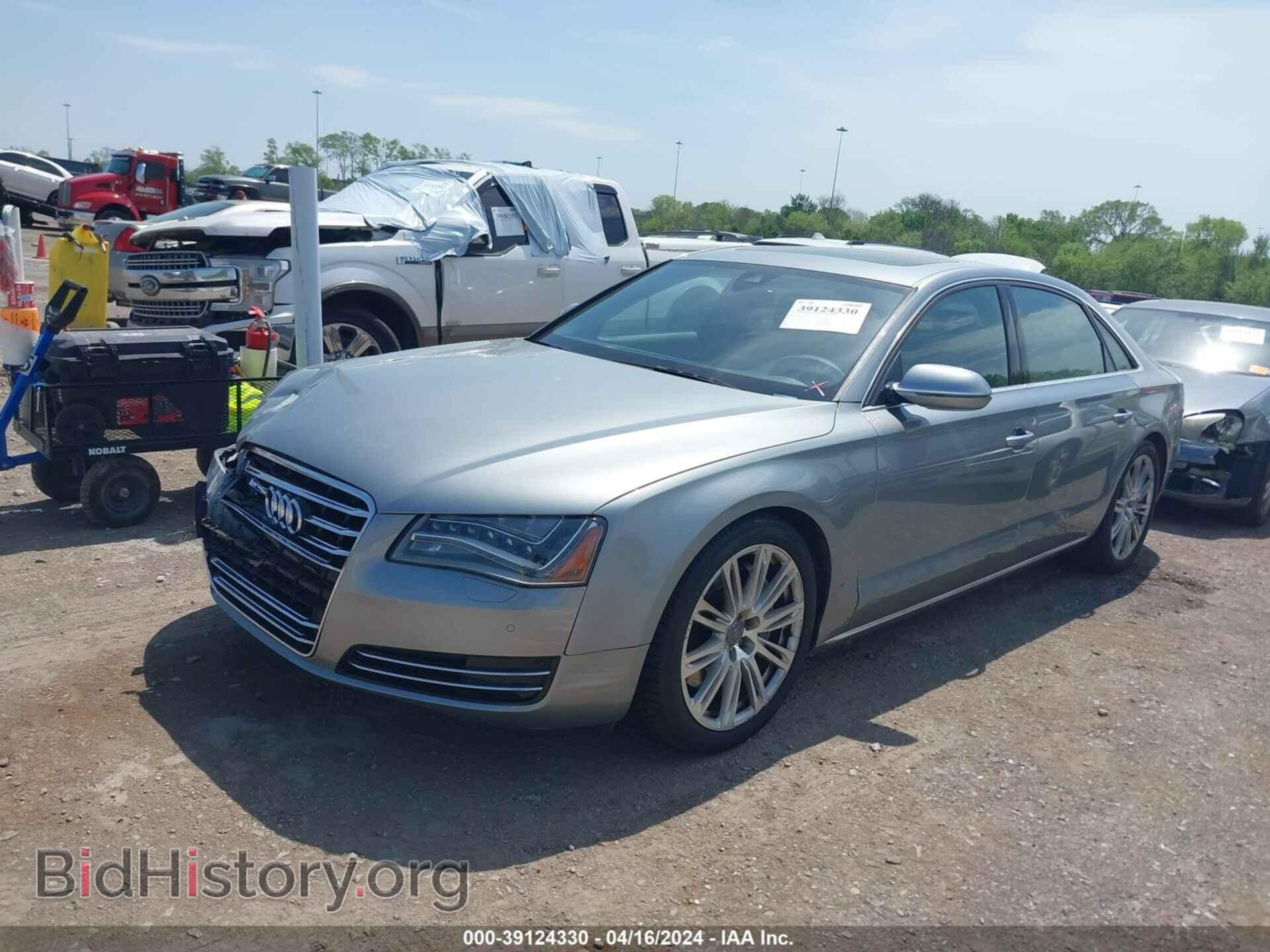 2013 AUDI A8 L - VIN: WAUR2AFD7DN010175 - Фото 2