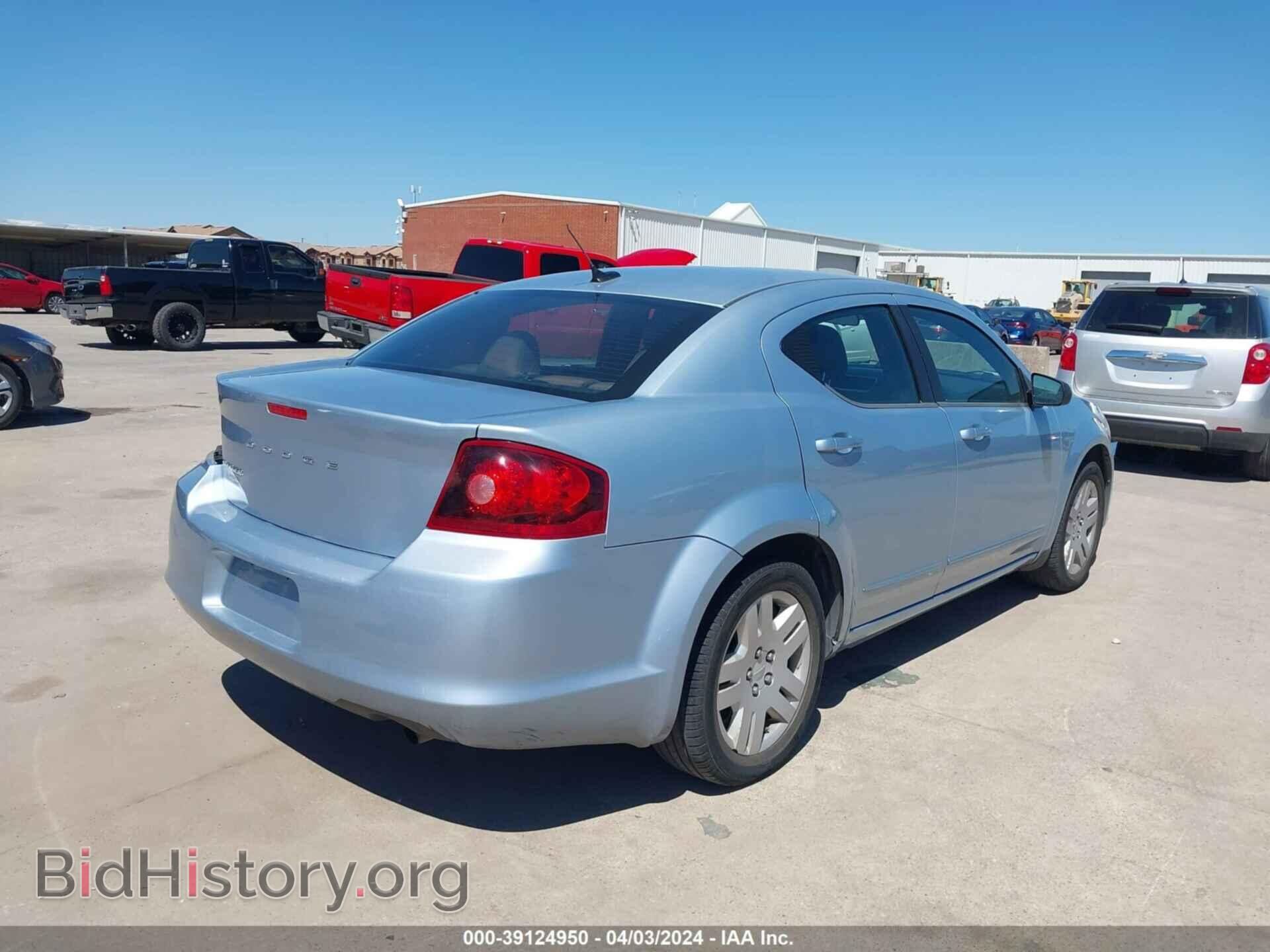 2013 DODGE AVENGER - VIN: 1C3CDZAB6DN588957 - Фото 4