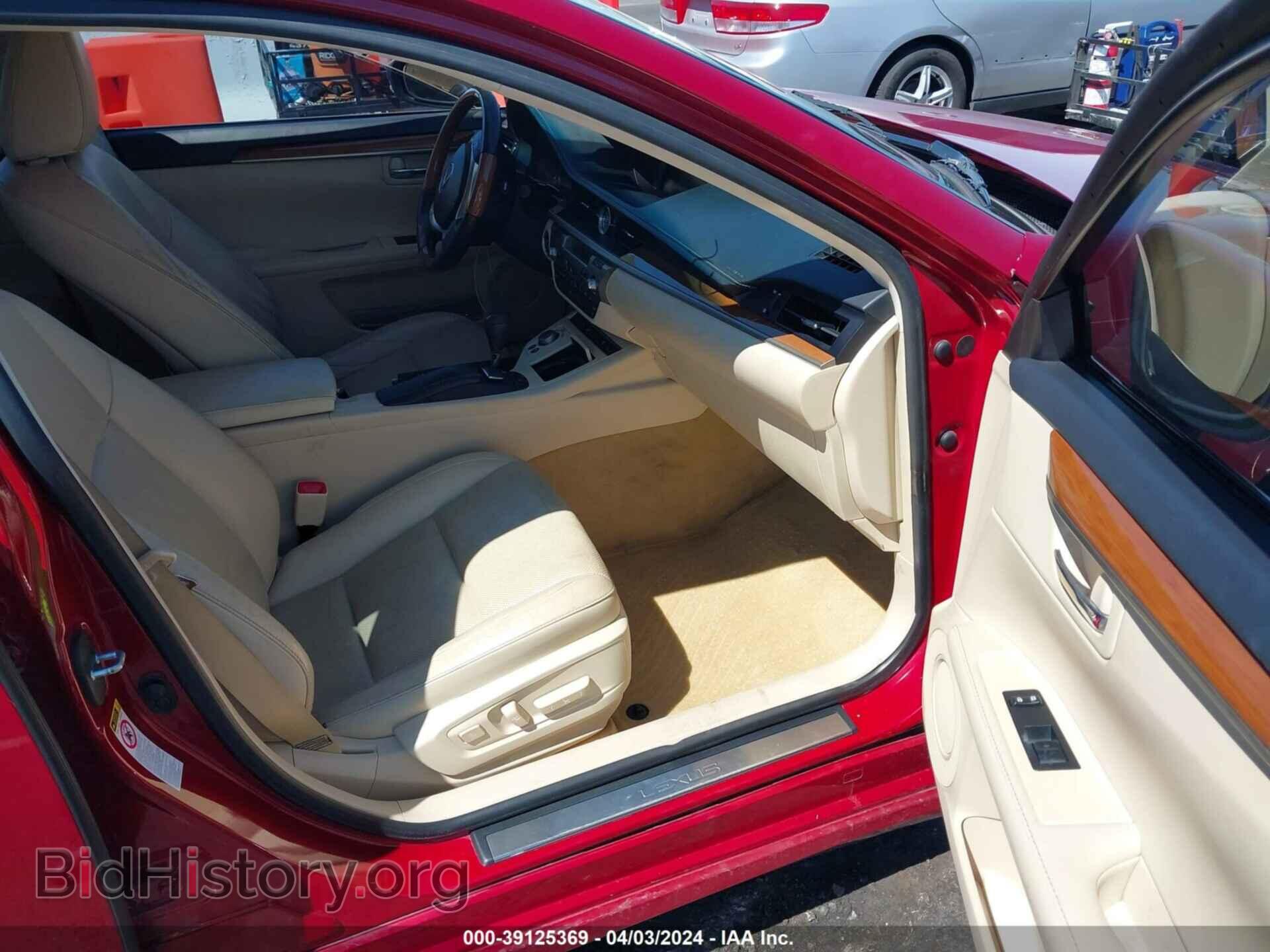 2014 LEXUS ES 300H - VIN: JTHBW1GG1E2054613 - Фото 5