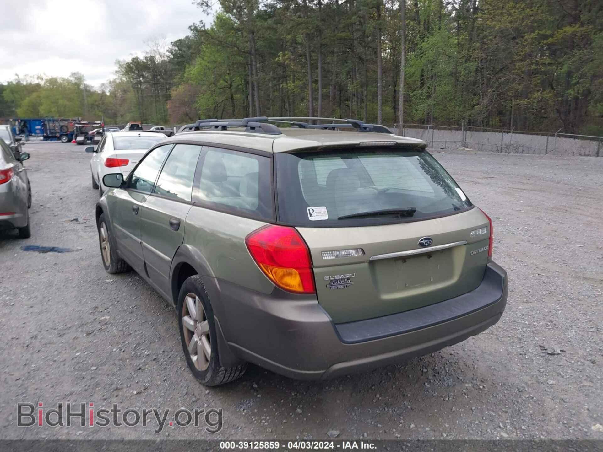 2006 SUBARU OUTBACK - VIN: 4S4BP61C867348446 - Фото 3
