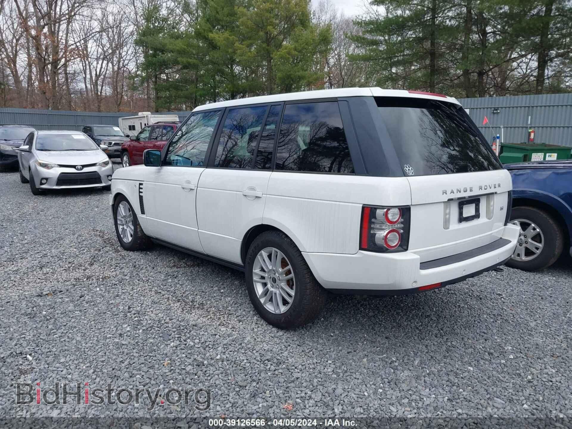 2012 LAND ROVER RANGE ROVER - VIN: SALME1D44CA371188 - Фото 3