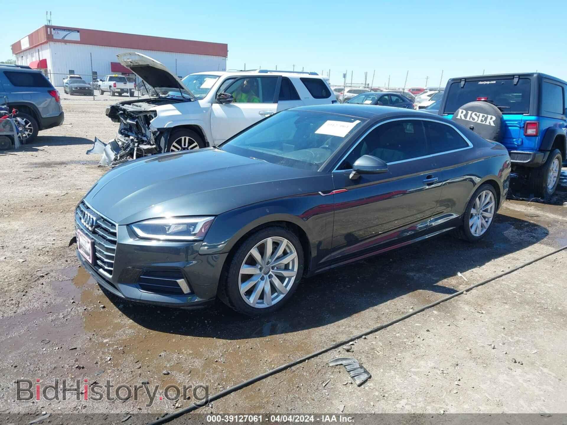 2018 AUDI A5 - VIN: WAUPNAF50JA070700 - Фото 2