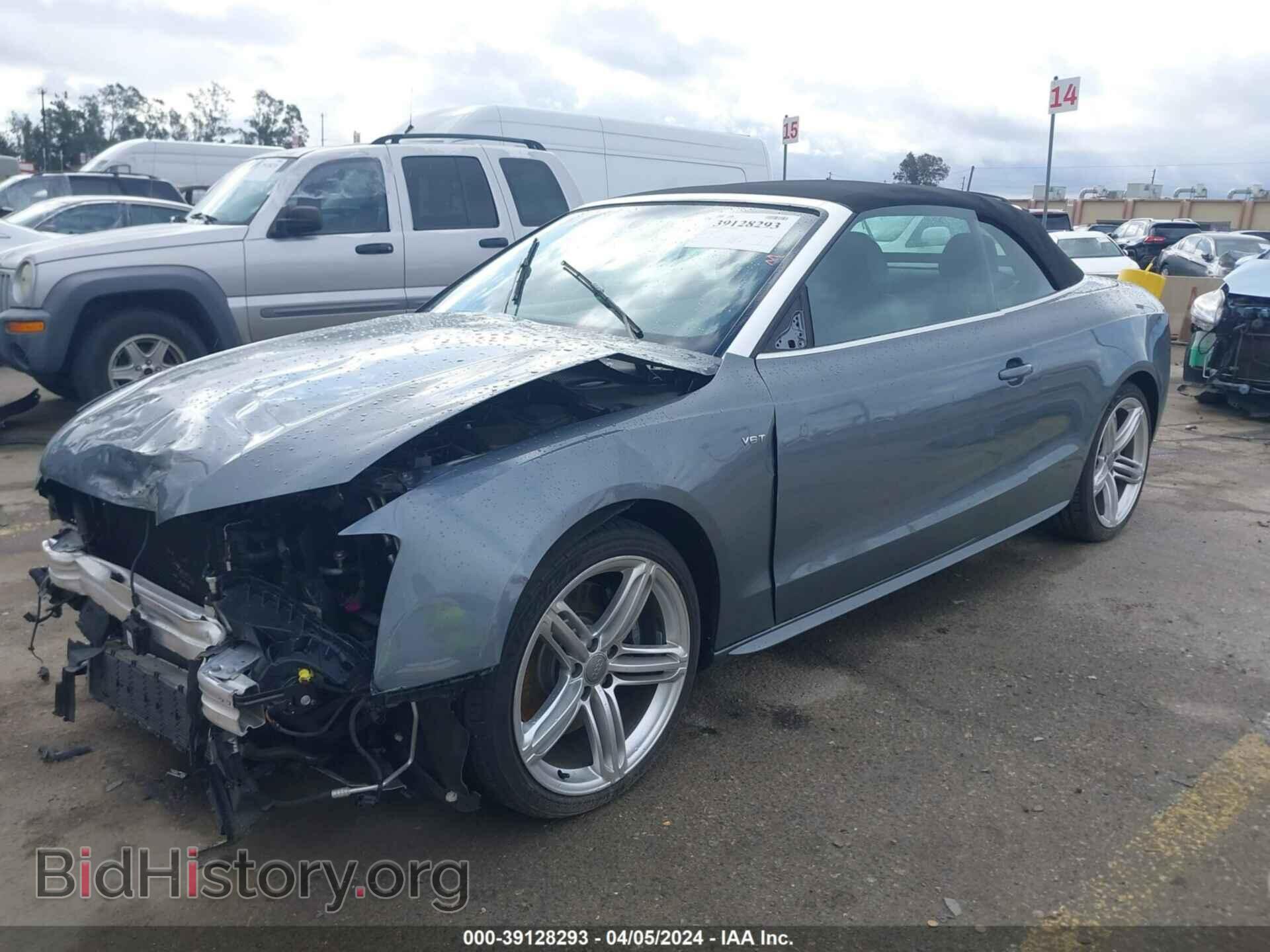 2013 AUDI S5 - VIN: WAUCGAFH7DN017444 - Photo 2