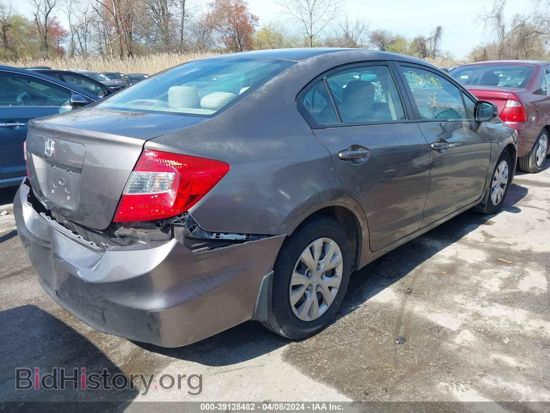 2012 HONDA CIVIC - VIN: 2HGFB2F59CH579817 - Фото 4