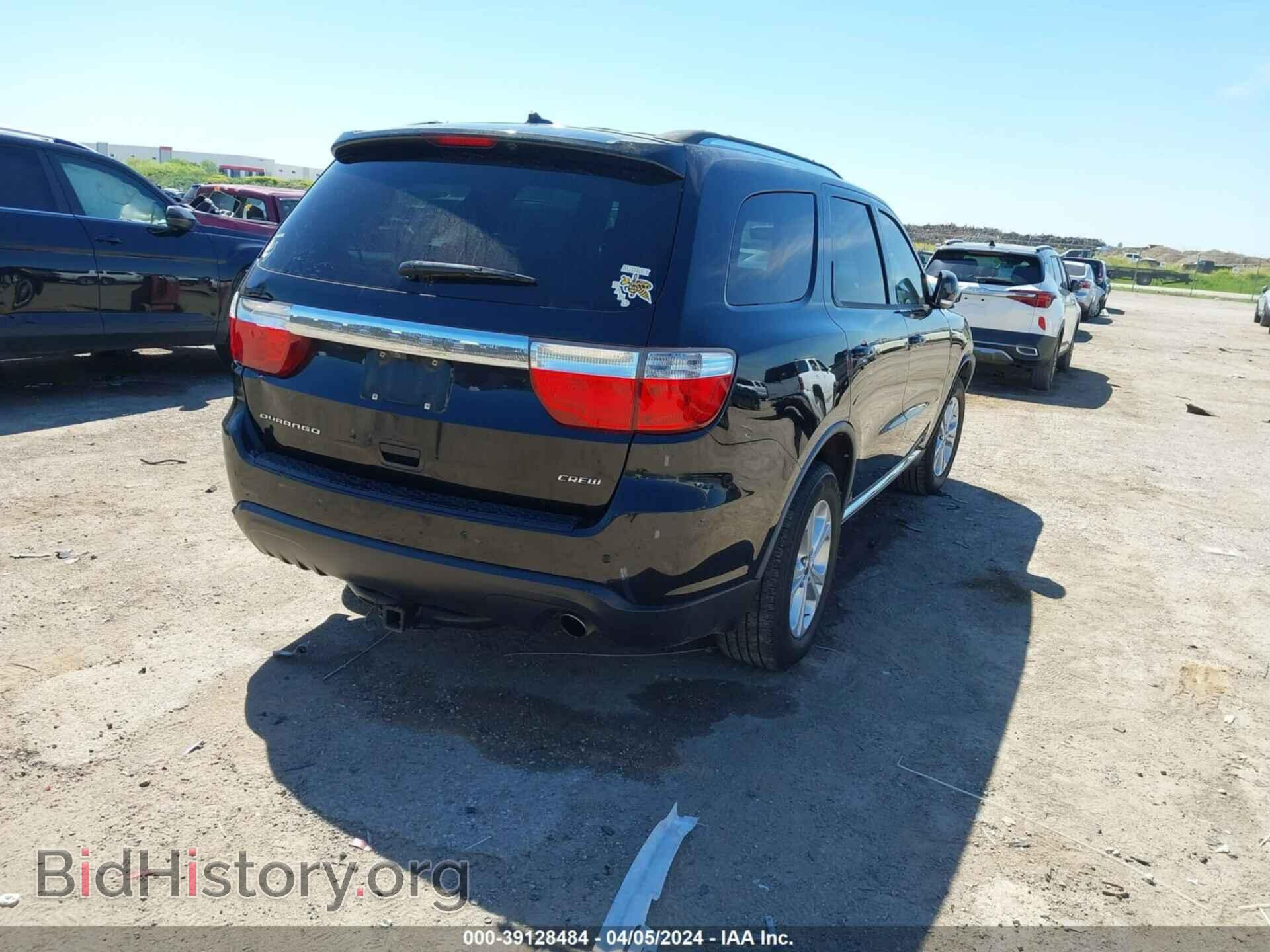 2012 DODGE DURANGO - VIN: 1C4RDHDG3CC144307 - Фото 4