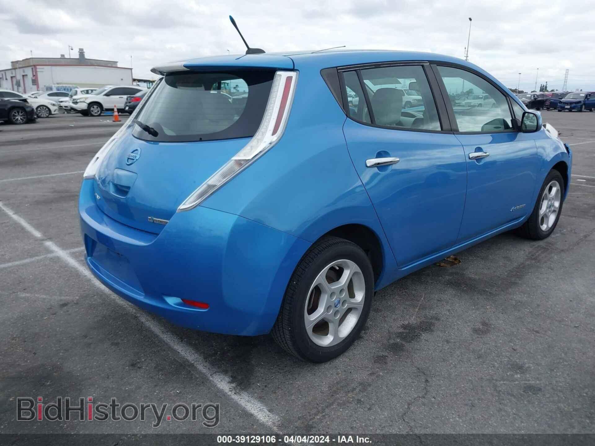 2013 NISSAN LEAF - VIN: 1N4AZ0CP2DC409498 - Фото 4