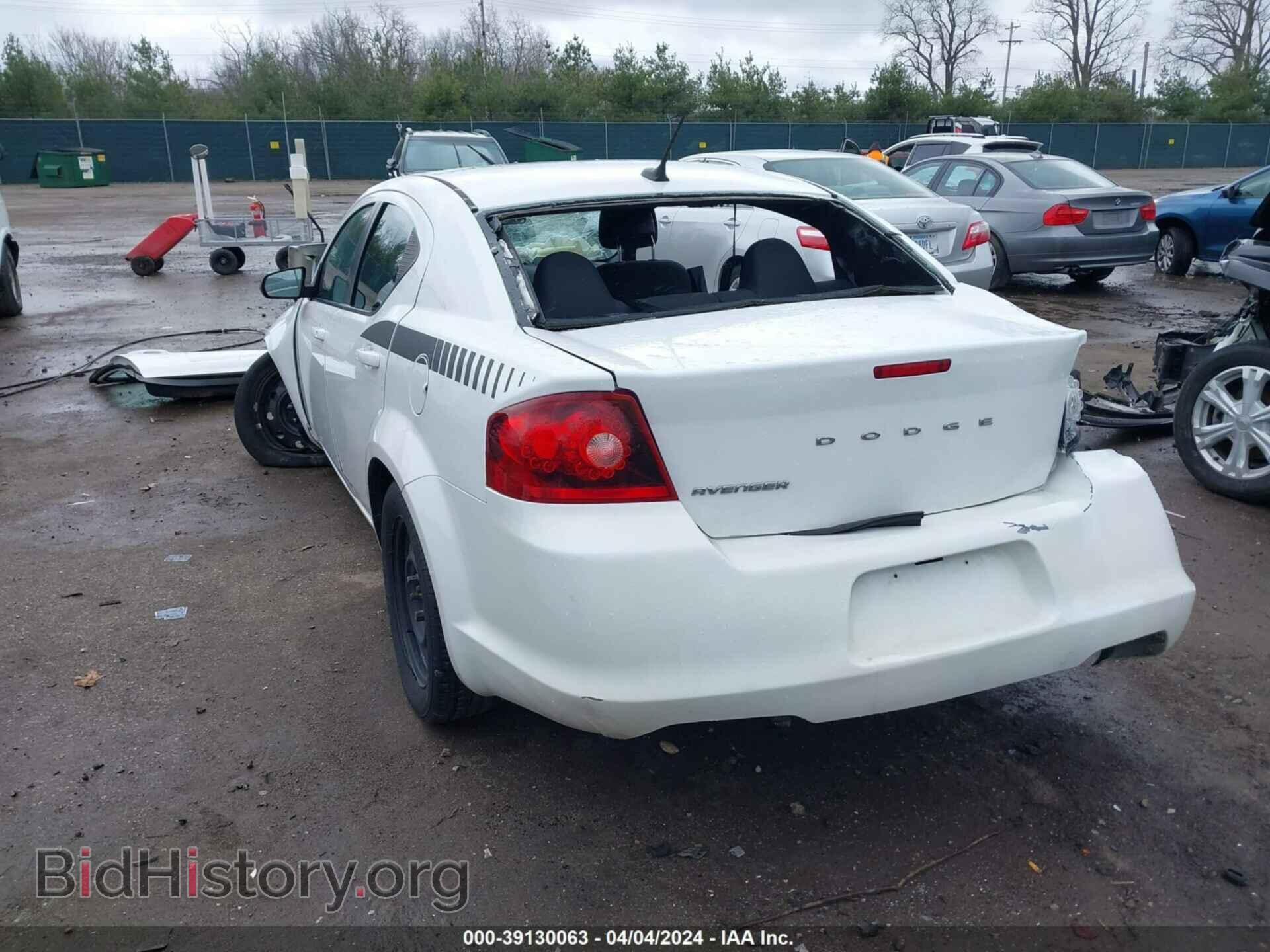 2014 DODGE AVENGER - VIN: 1C3CDZAB4EN148060 - Фото 3