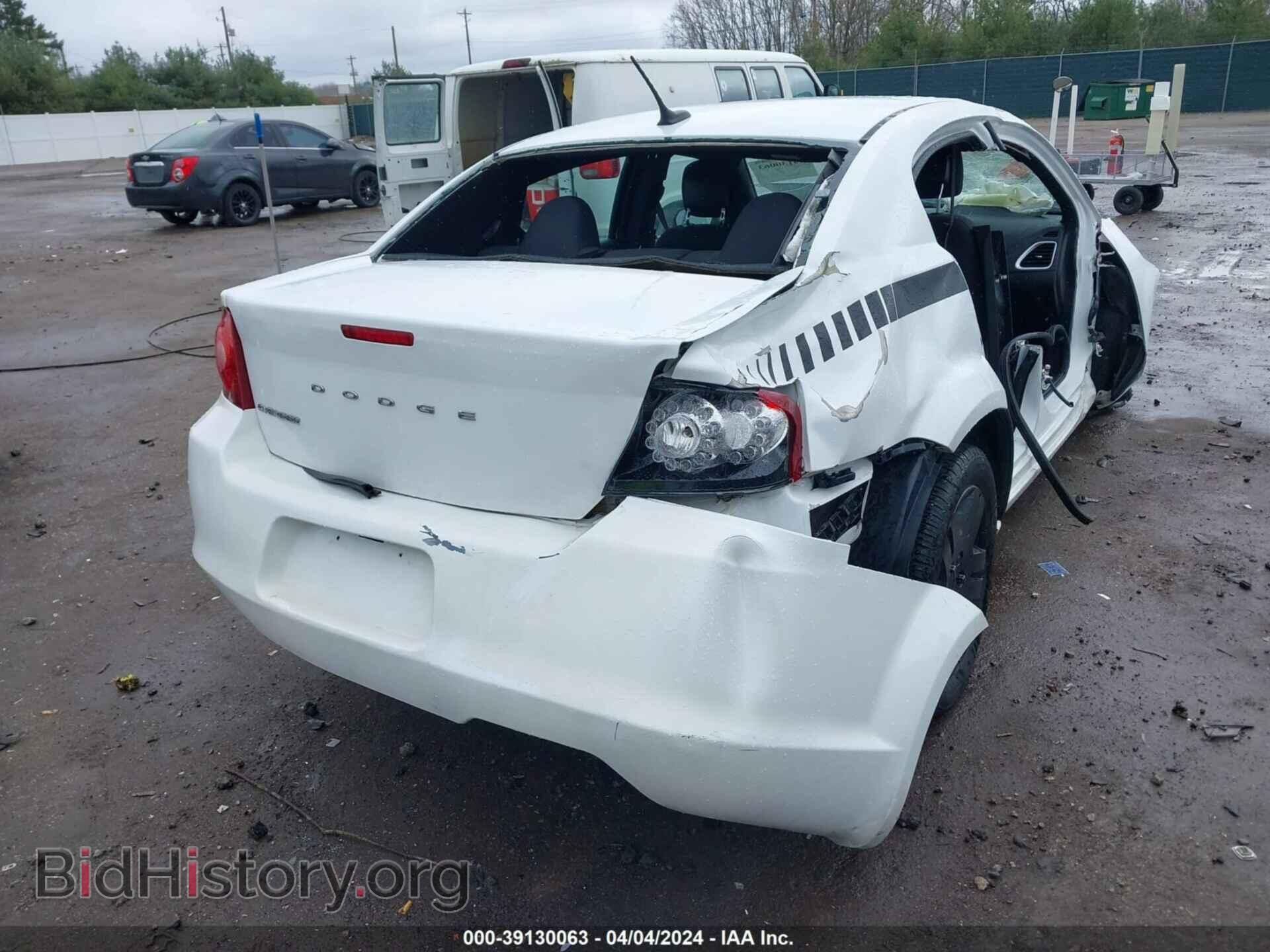 2014 DODGE AVENGER - VIN: 1C3CDZAB4EN148060 - Фото 4