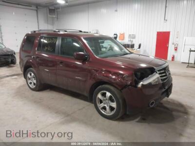 2013 Honda PILOT EX-L, красный — VIN 5FNYF4H55DB020714, IAAI