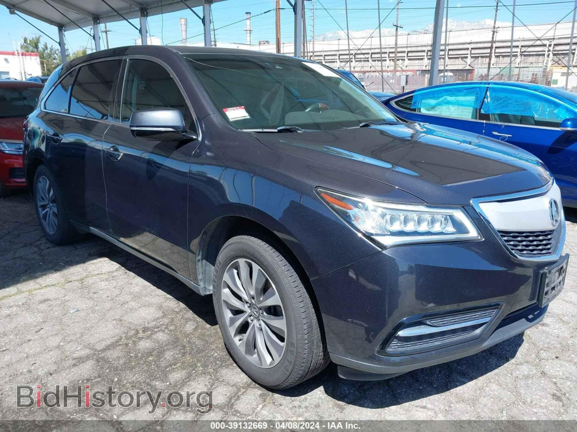 Photo 5FRYD3H45GB003910 - ACURA MDX 2016
