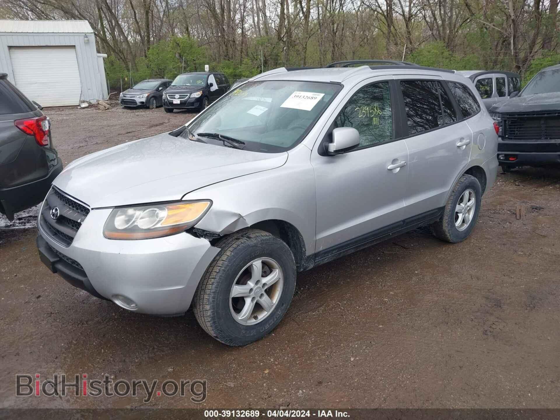 2007 HYUNDAI SANTA FE - VIN: 5NMSG73D67H047247 - Фото 2