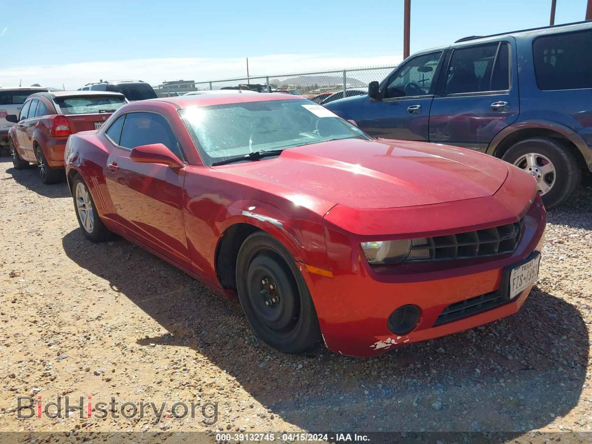 Photo 2G1FB1E30D9190075 - CHEVROLET CAMARO 2013