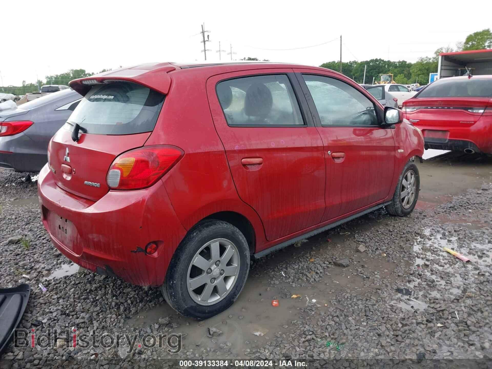 2014 MITSUBISHI MIRAGE - VIN: ML32A4HJ2EH005352 - Фото 4