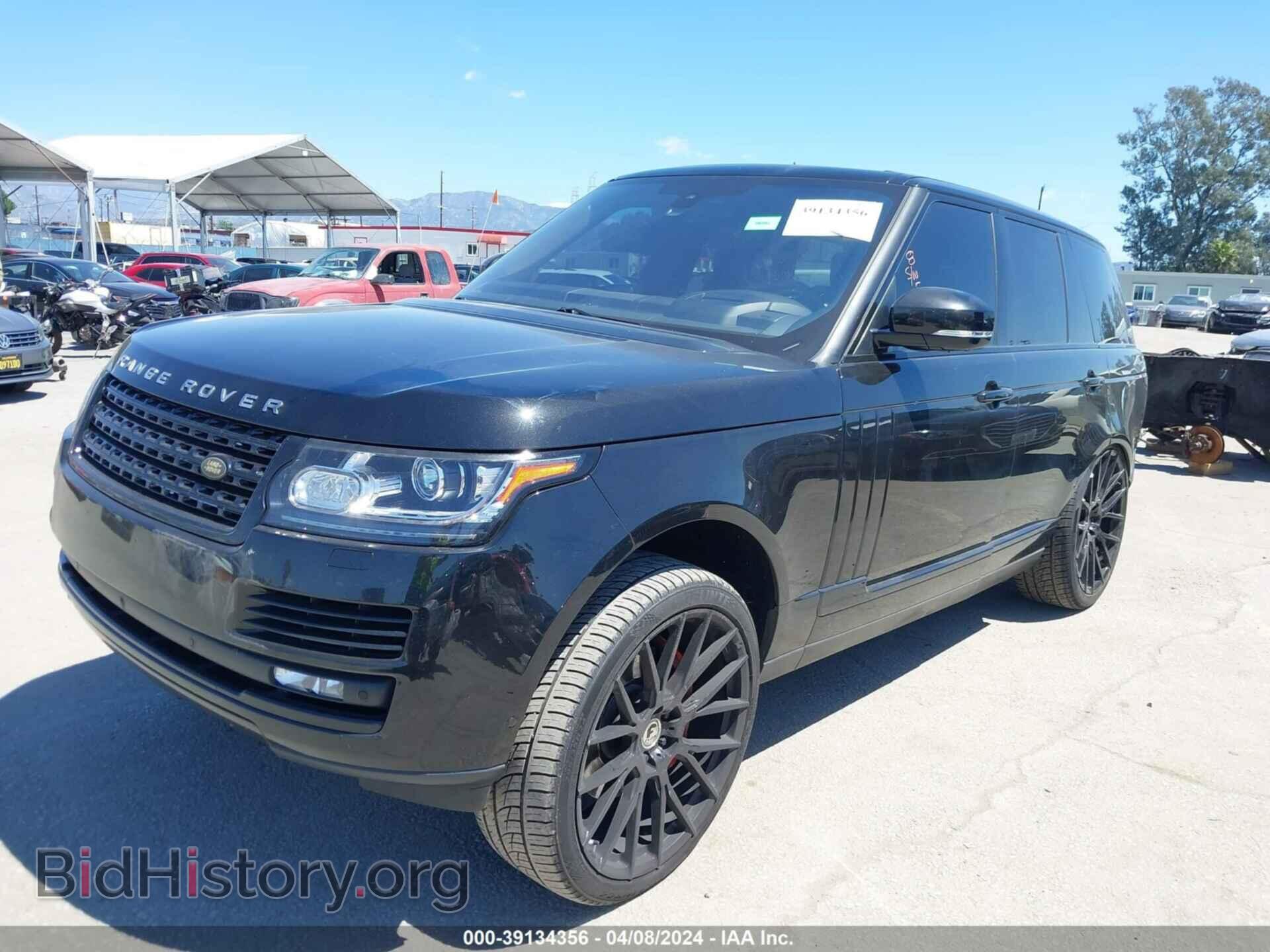 2016 LAND ROVER RANGE ROVER - VIN: SALGS2EFXGA309943 - Фото 2