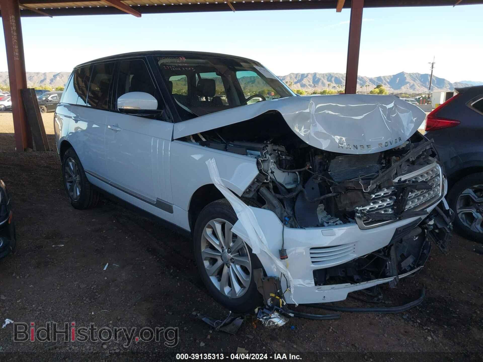 Фотография SALGS2KF3GA307987 - LAND ROVER RANGE ROVER 2016