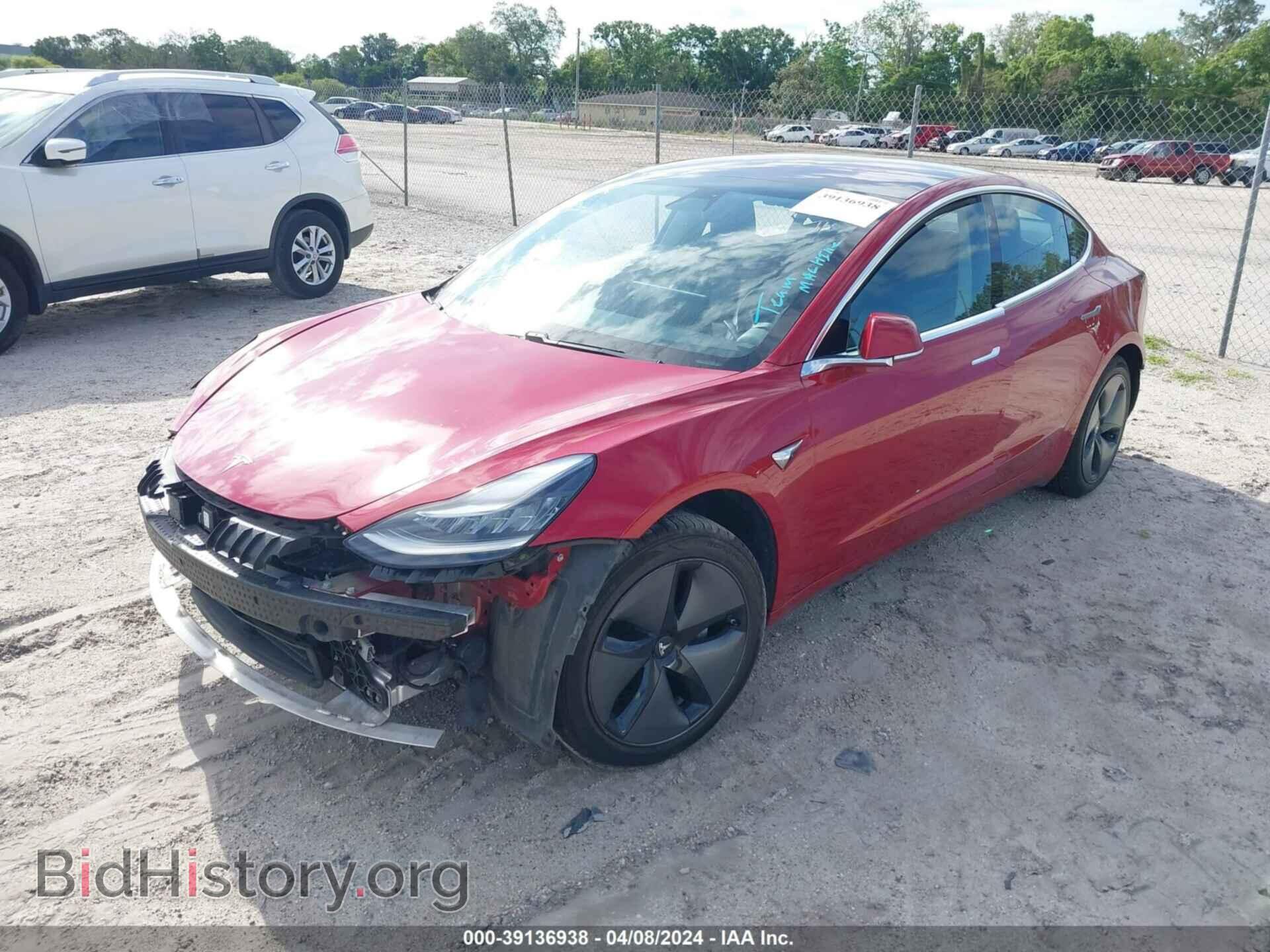 2019 TESLA MODEL 3 - VIN: 5YJ3E1EA9KF313736 - Фото 2