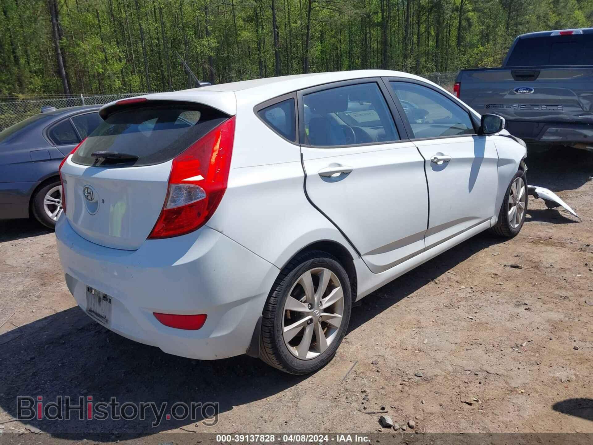 2013 HYUNDAI ACCENT - VIN: KMHCU5AE1DU106220 - Фото 4