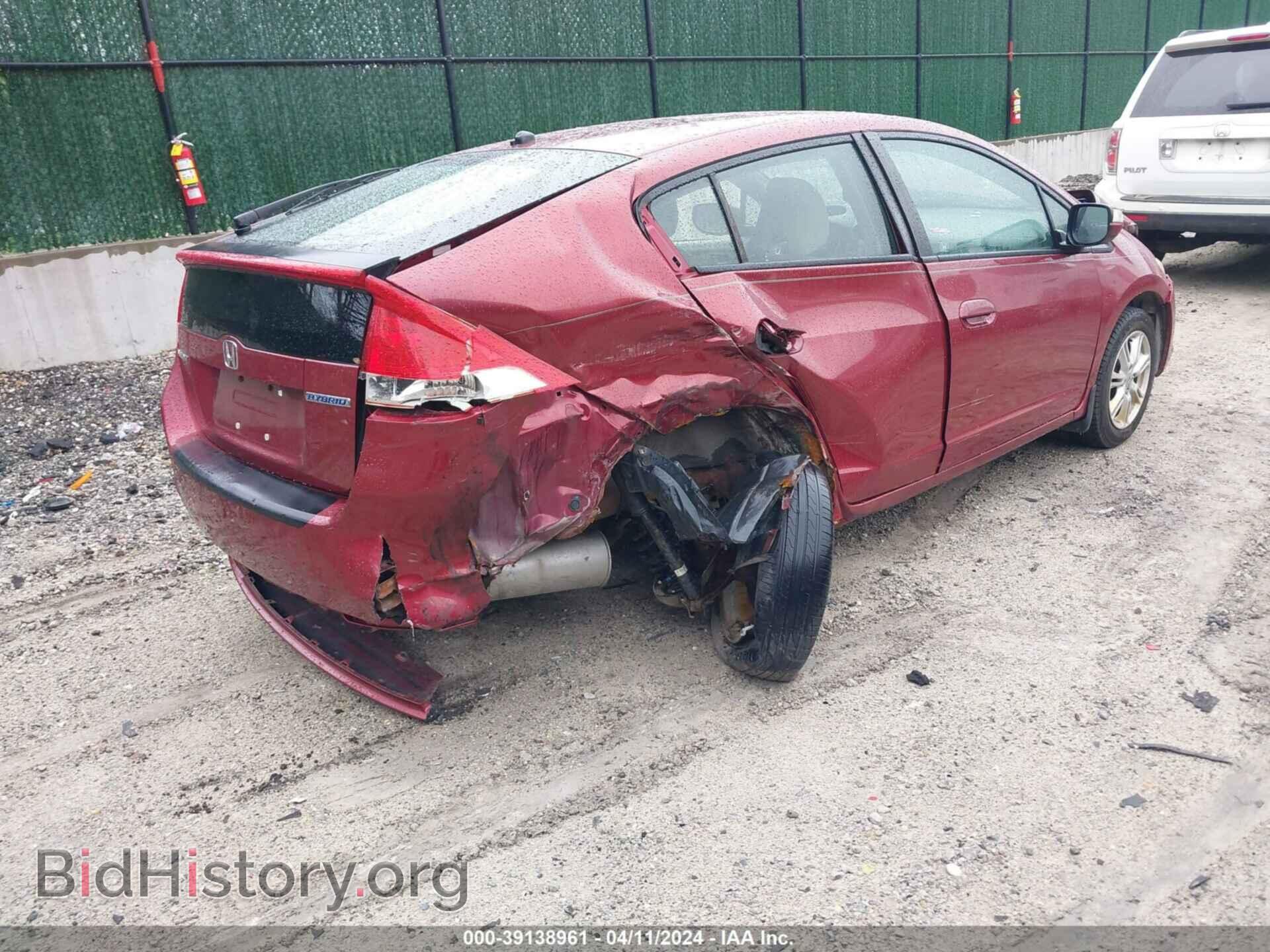 2010 HONDA INSIGHT - VIN: JHMZE2H78AS021110 - Фото 4