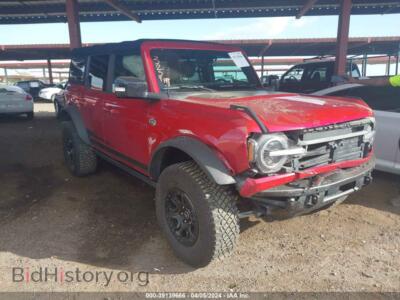 2021 Ford BRONCO Wildtrak, красный — VIN 1FMEE5DP4MLA63503, IAAI