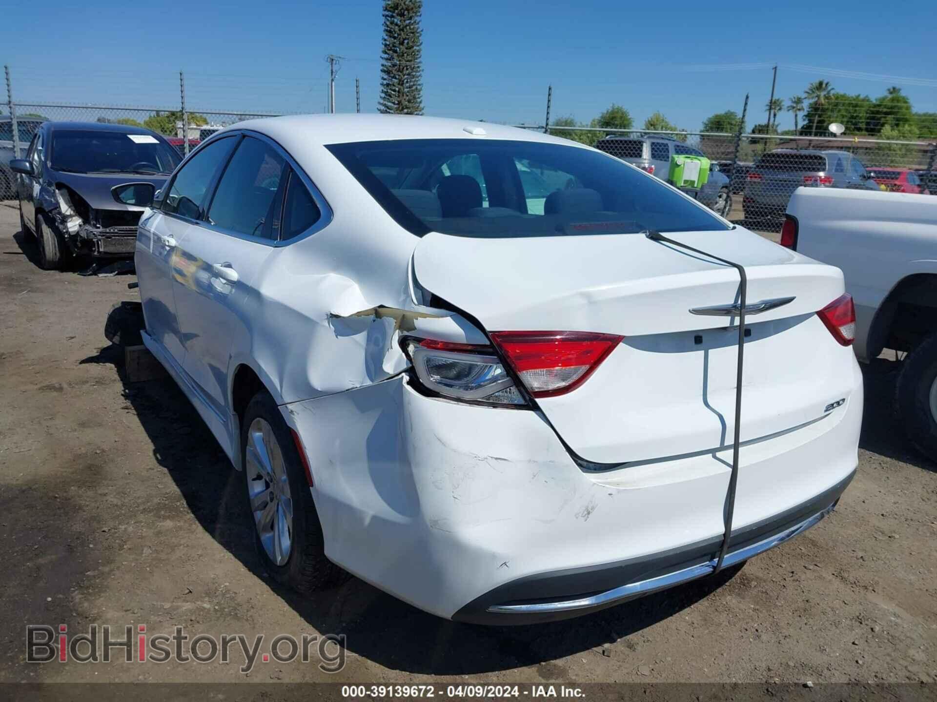 2016 CHRYSLER 200 - VIN: 1C3CCCAB0GN106598 - Фото 3