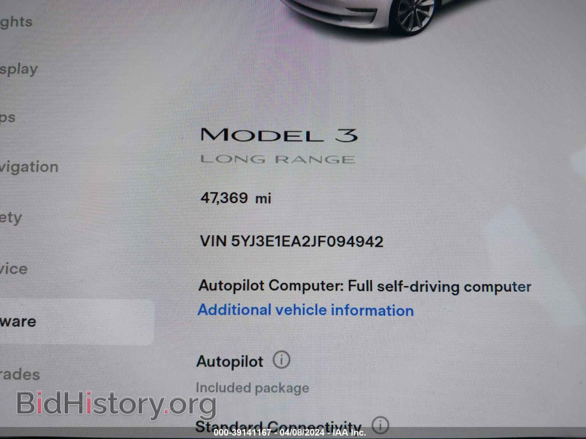 2018 TESLA MODEL 3 - VIN: 5YJ3E1EA2JF094942 - Photo 7
