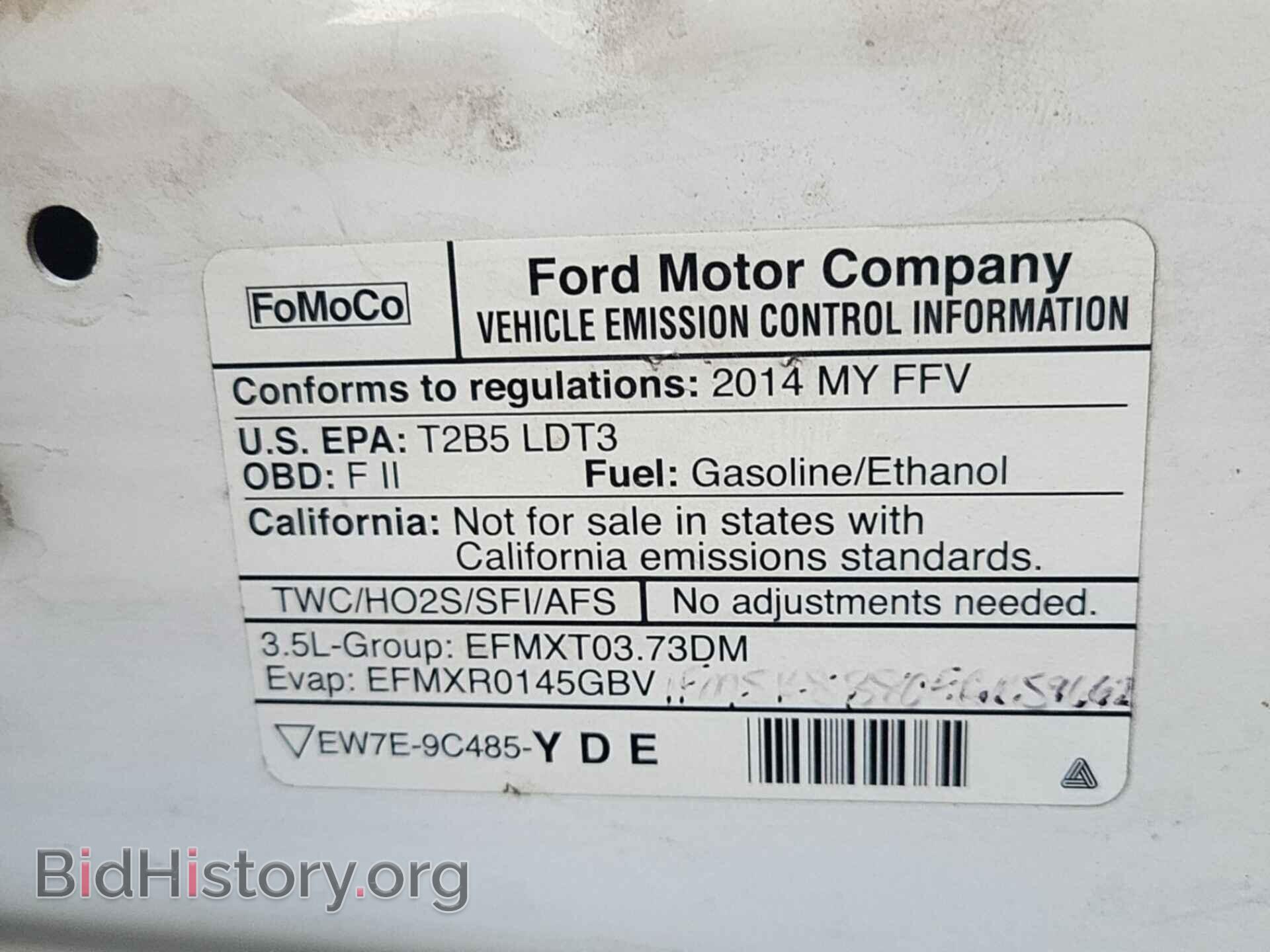 2014 FORD EXPLORER - VIN: 1FM5K8B80EGB59662 - Фото 15