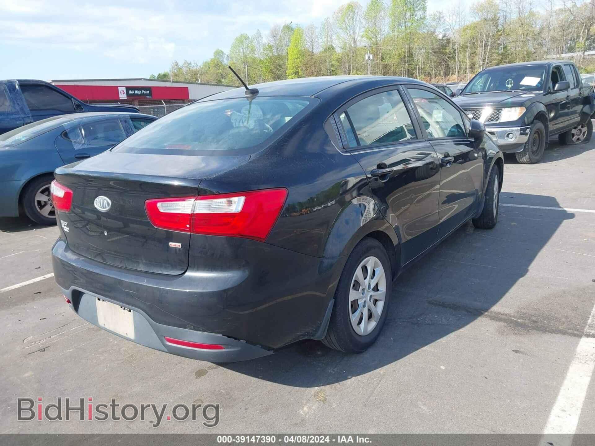 2013 KIA RIO - VIN: KNADM4A31D6124249 - Фото 4