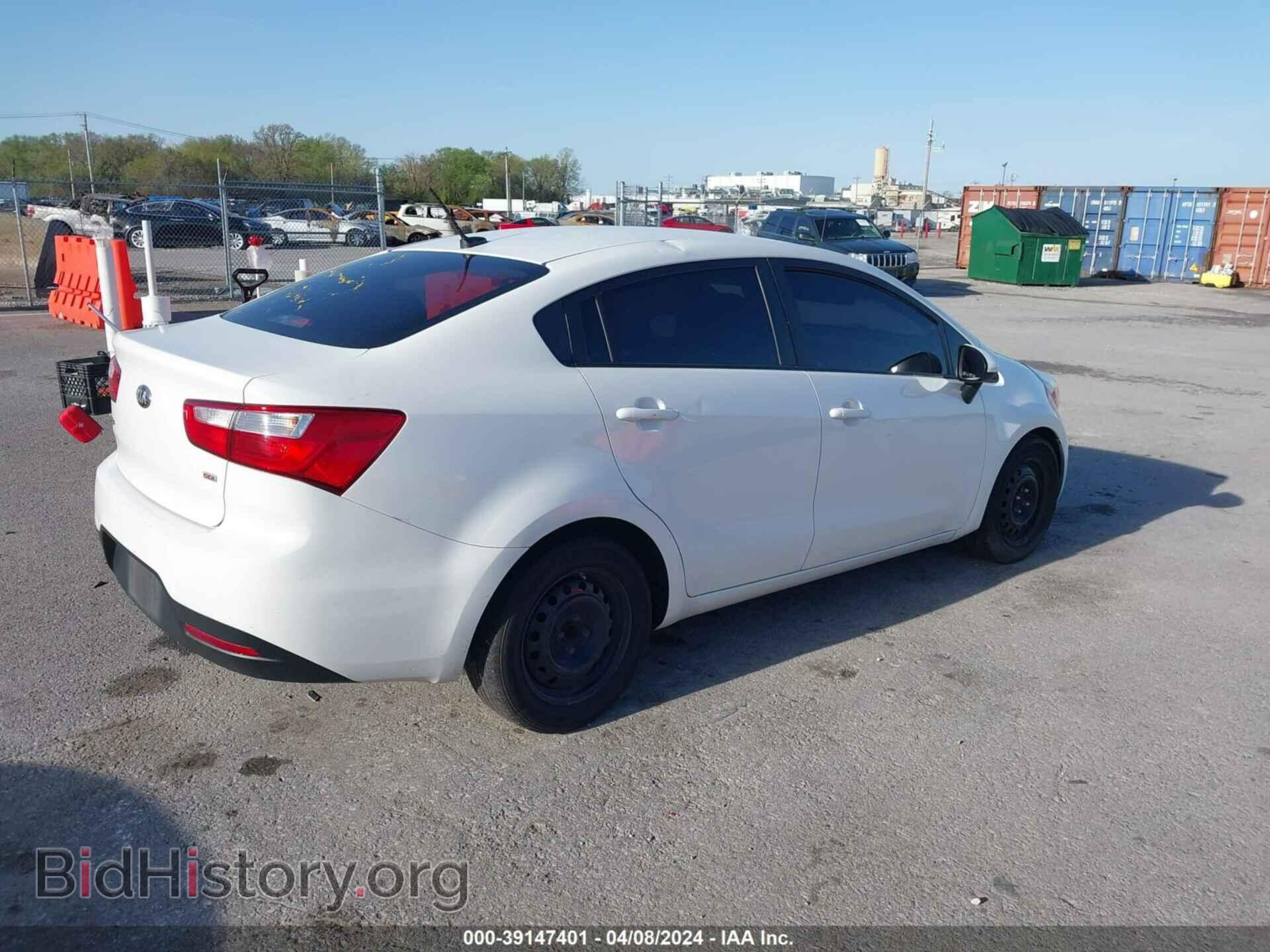 2014 KIA RIO - VIN: KNADM4A39E6360620 - Фото 4