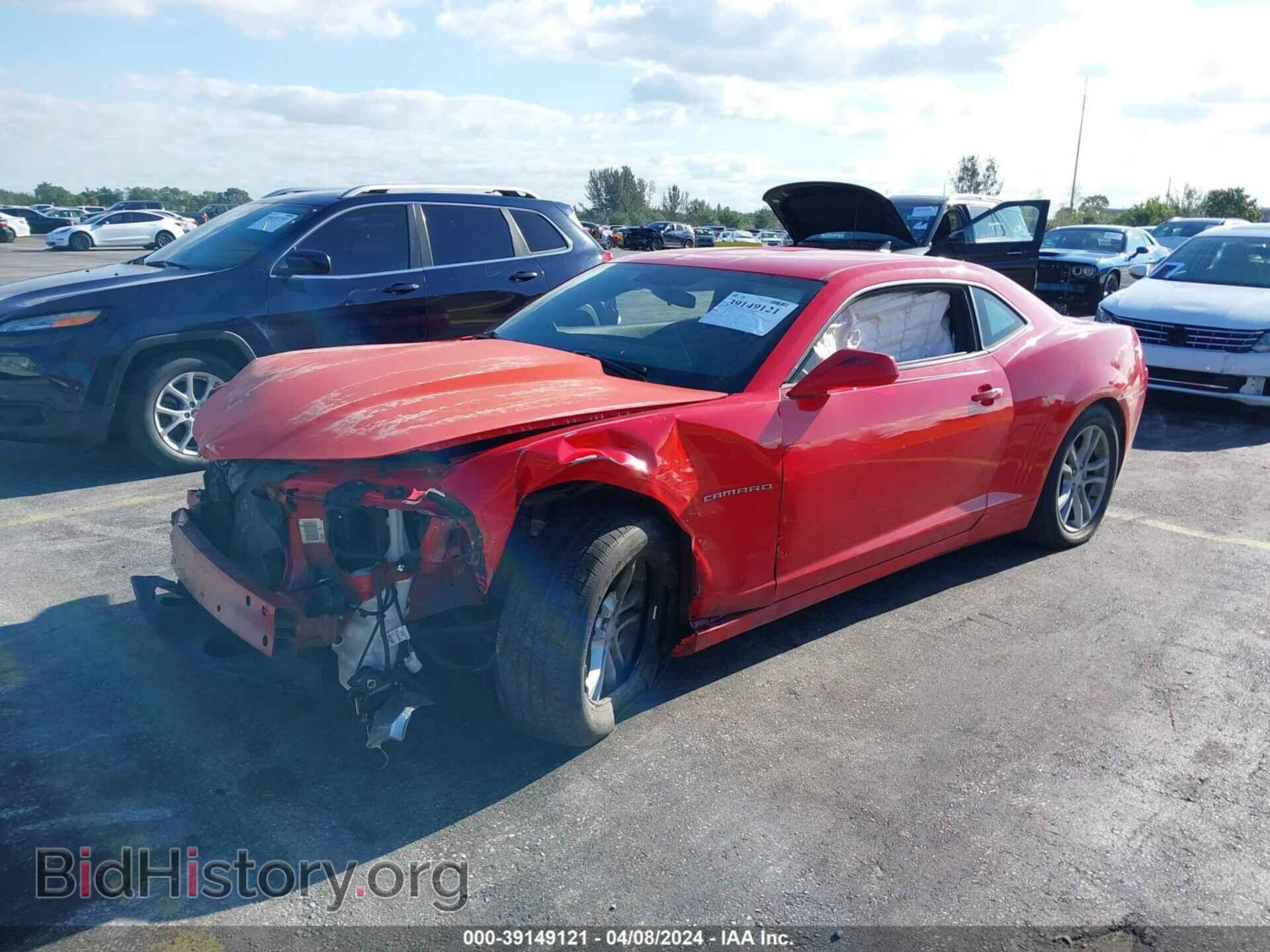 2014 CHEVROLET CAMARO - VIN: 2G1FA1E32E9243797 - Фото 2