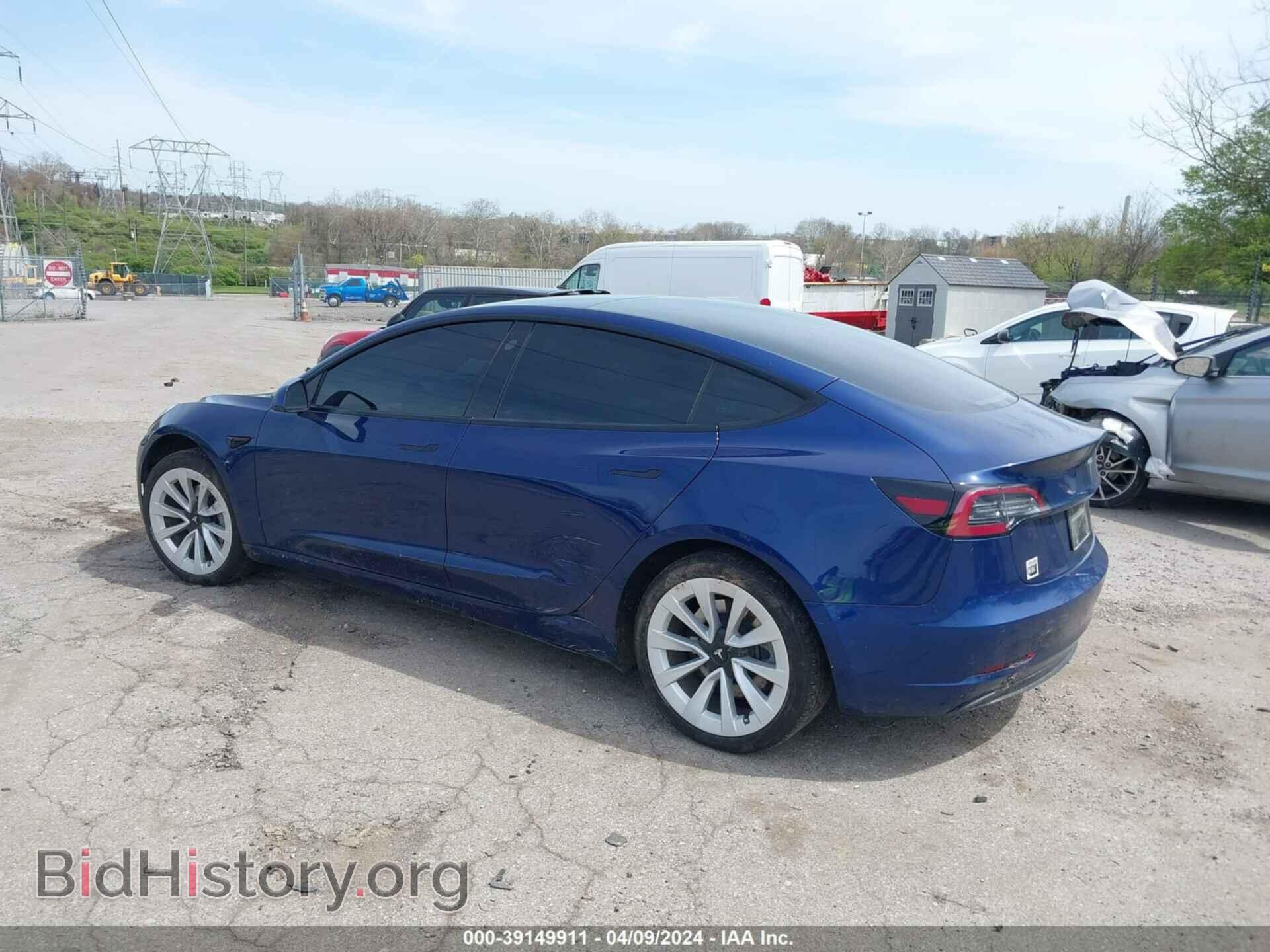 2022 TESLA MODEL 3 - VIN: 5YJ3E1EB7NF267465 - Фото 3