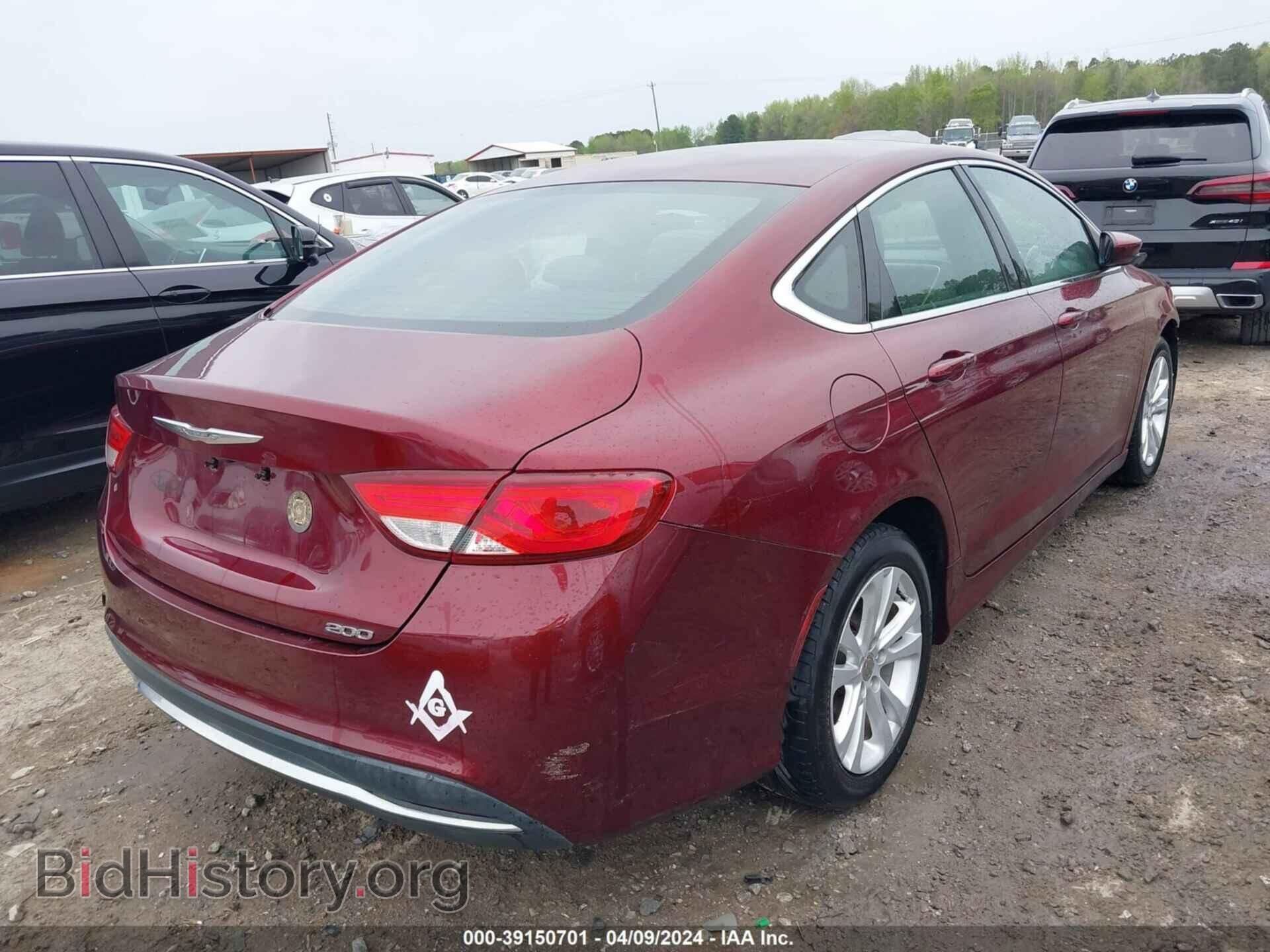 2016 CHRYSLER 200 - VIN: 1C3CCCAB3GN165483 - Фото 4
