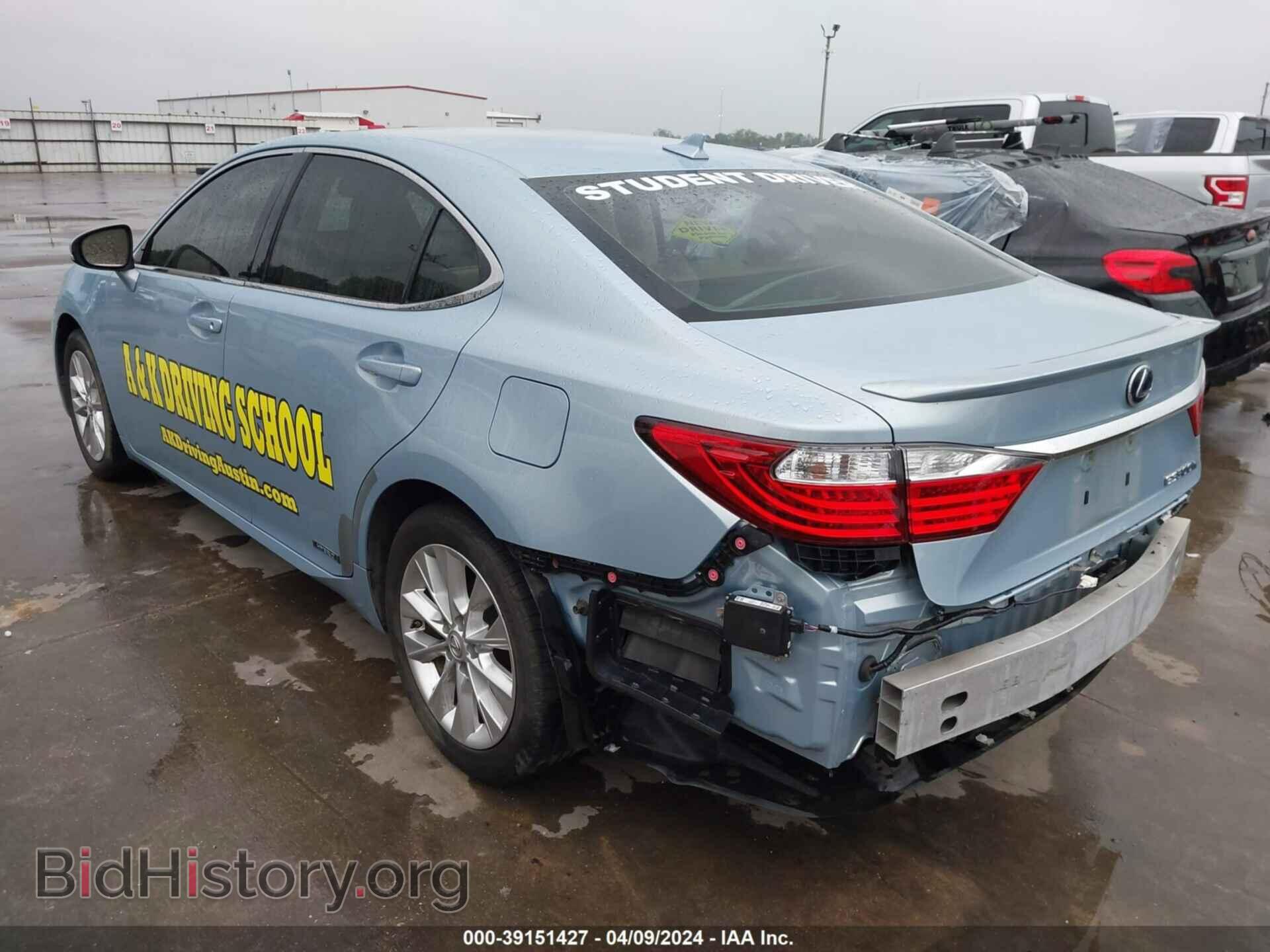 2013 LEXUS ES 300H - VIN: JTHBW1GG5D2036999 - Фото 3