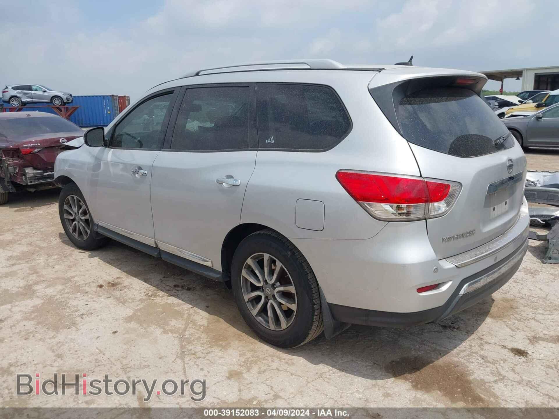 2014 NISSAN PATHFINDER - VIN: 5N1AR2MN0EC633367 - Фото 3