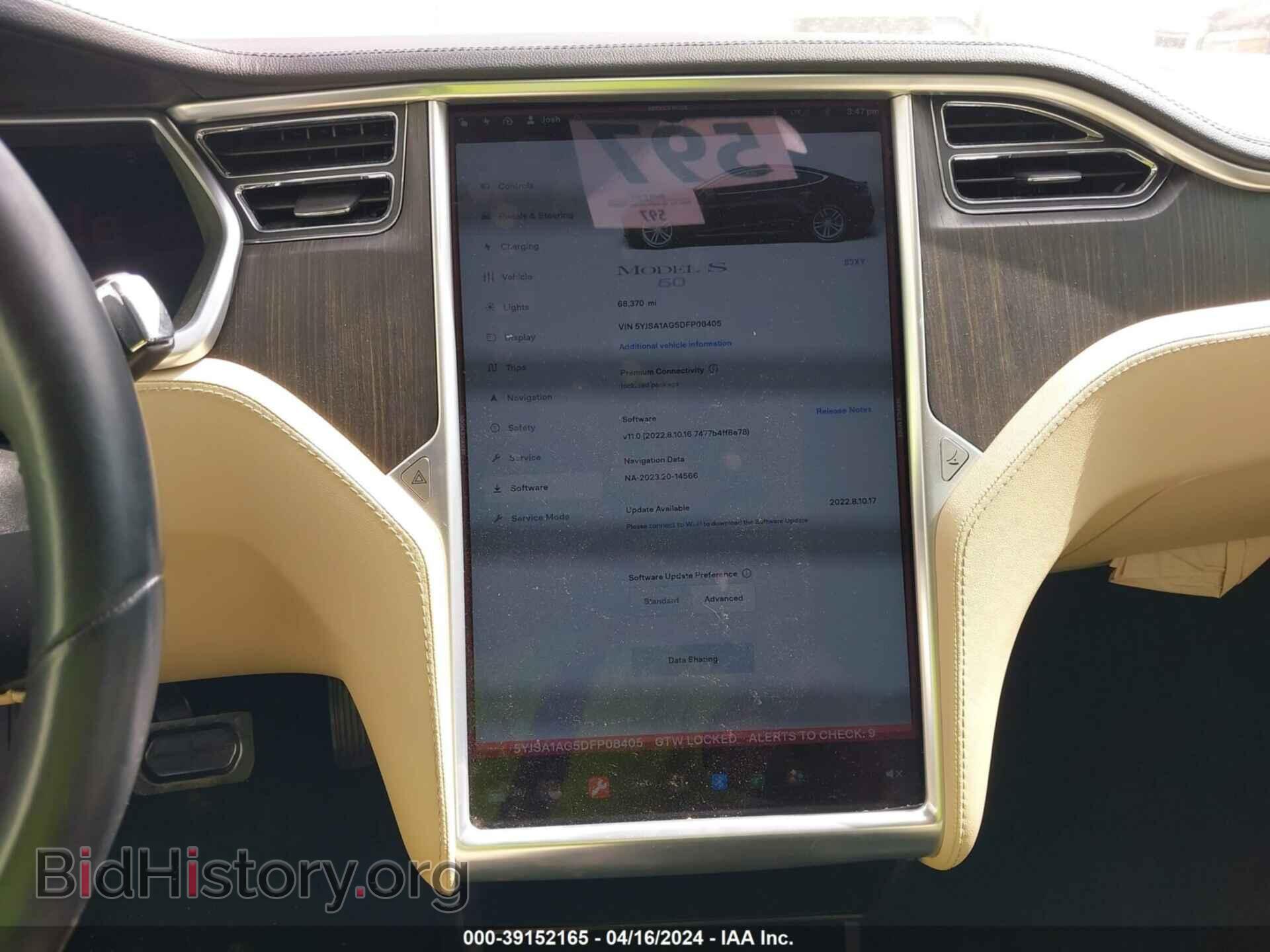 2013 TESLA MODEL S - VIN: 5YJSA1AG5DFP08405 - Фото 14