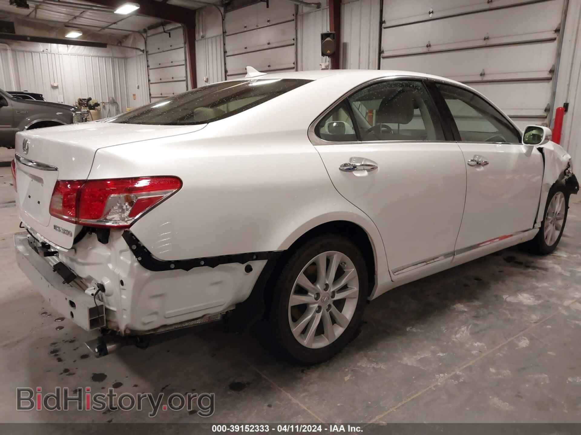 2012 LEXUS ES 350 - VIN: JTHBK1EG8C2500560 - Фото 4
