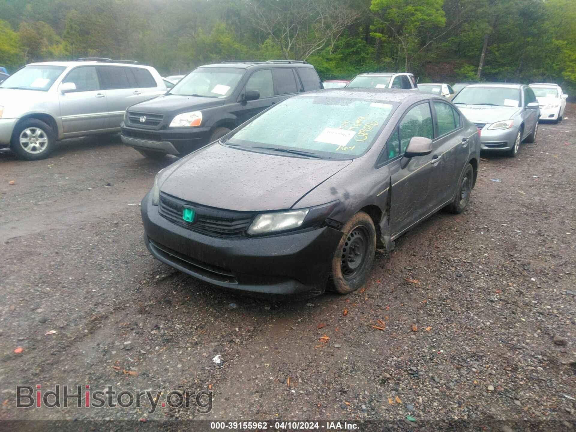 2012 HONDA CIVIC - VIN: 19XFB2F50CE089292 - Фото 2