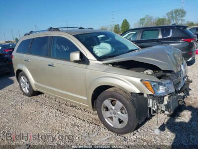 2010 Dodge JOURNEY R/T, золотистый — VIN 3D4PH9FV5AT207280, IAAI