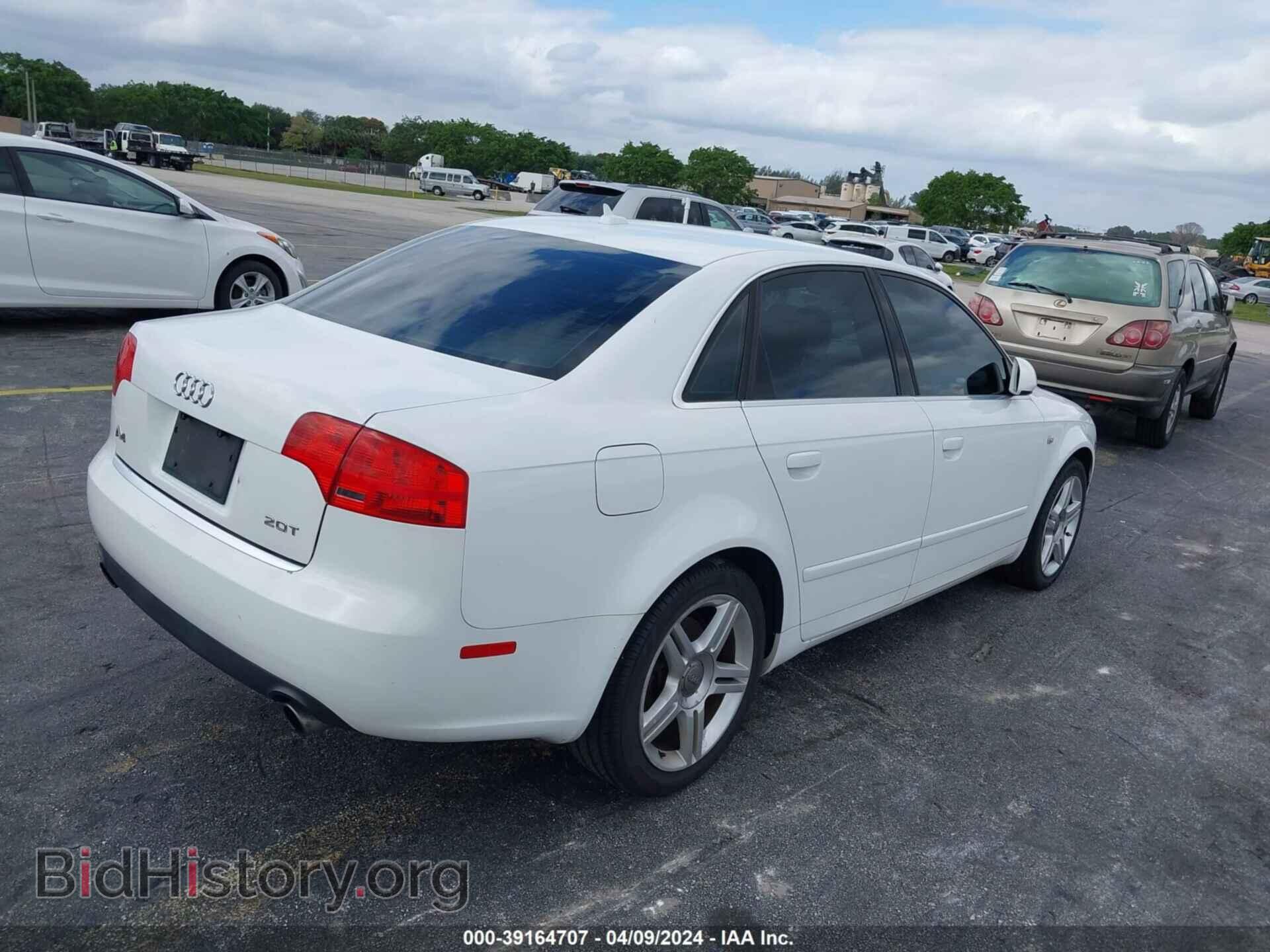 2007 AUDI A4 - VIN: WAUAF78E37A028467 - Фото 4